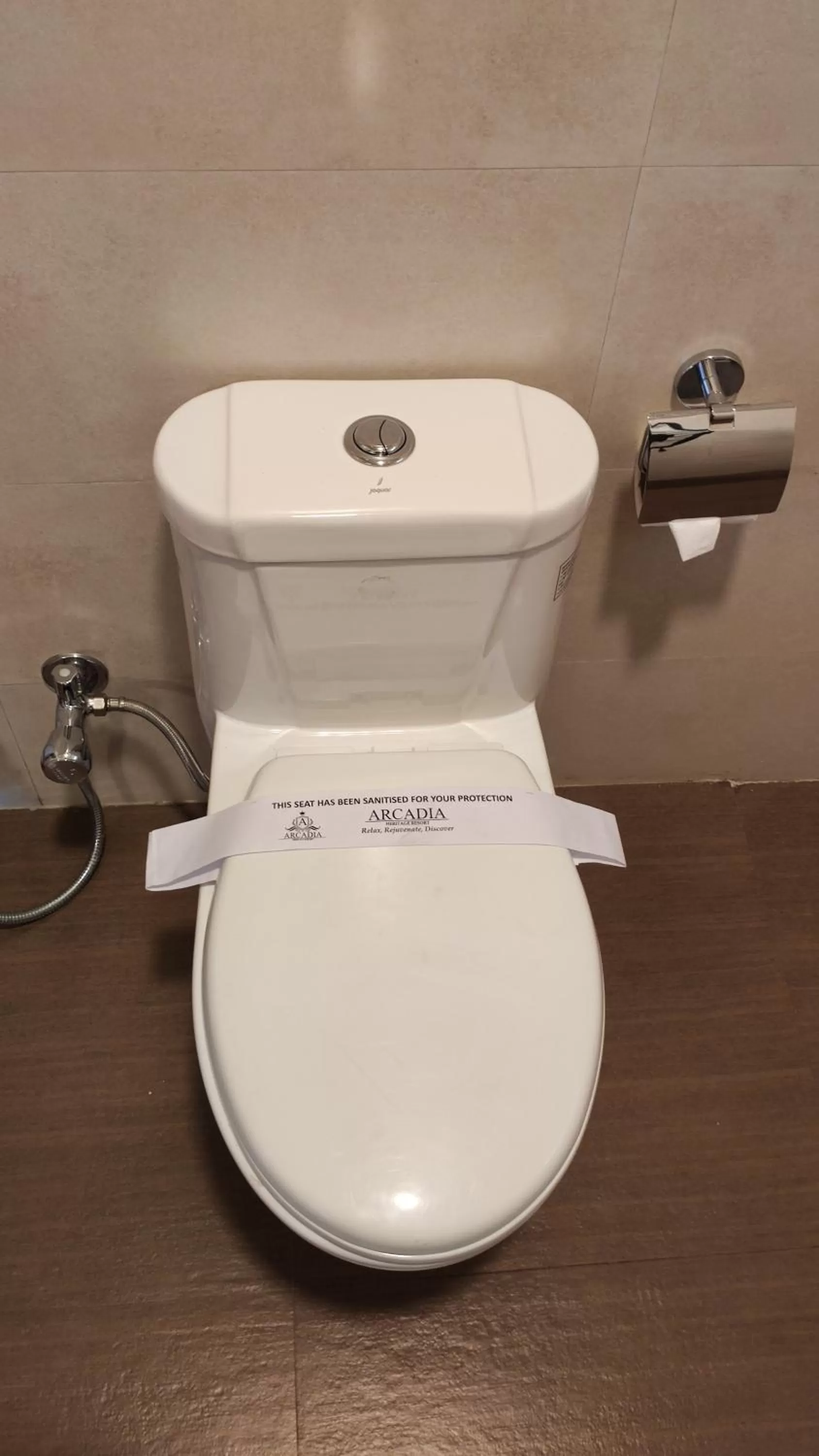 Toilet in Arcadia Heritage Resort