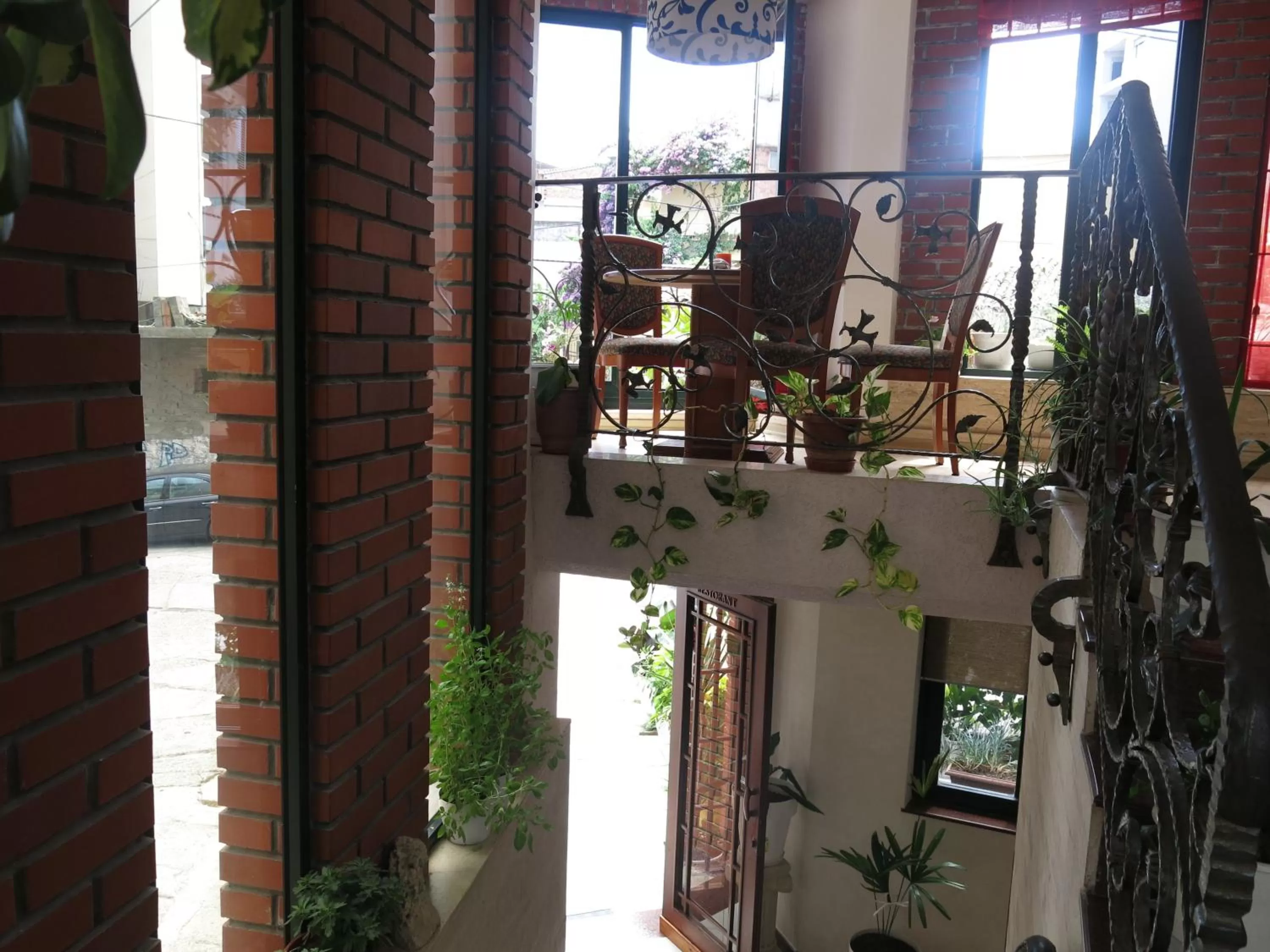 Decorative detail in Hotel Lido