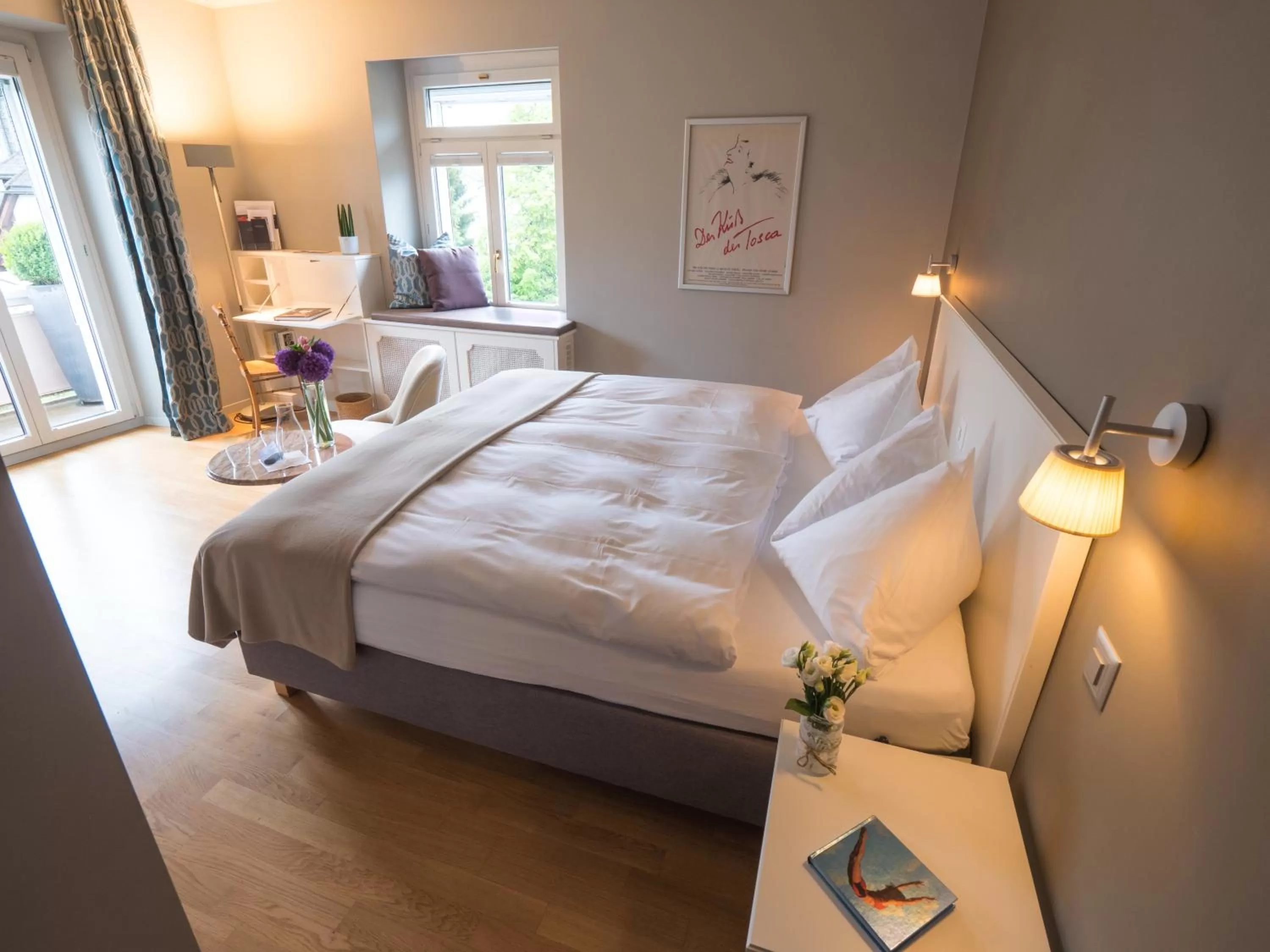 Summer, Bed in Romantik Hotel Schweizerhof & Spa Flims