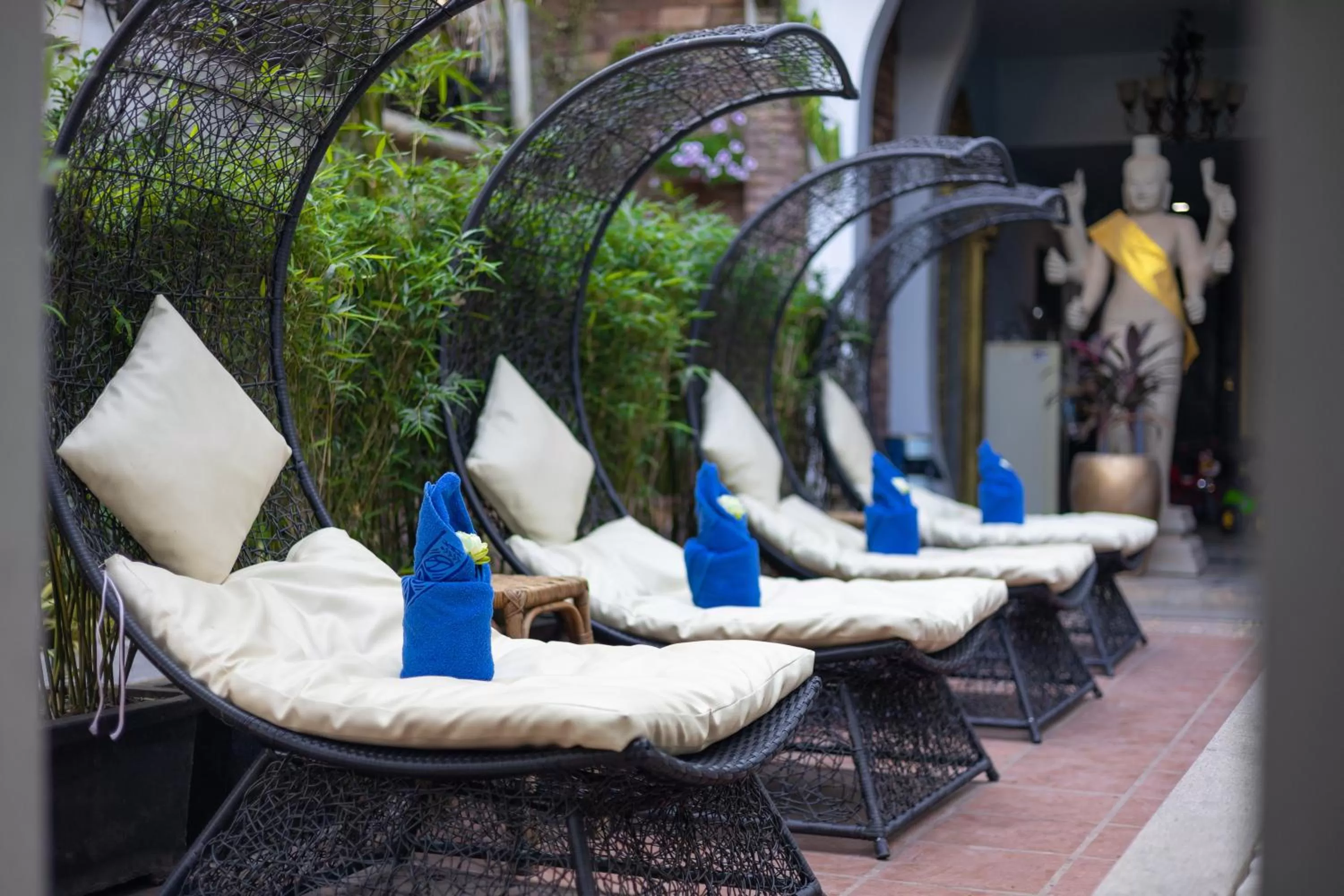 Swimming pool in The Five Senses Boutique Hotel