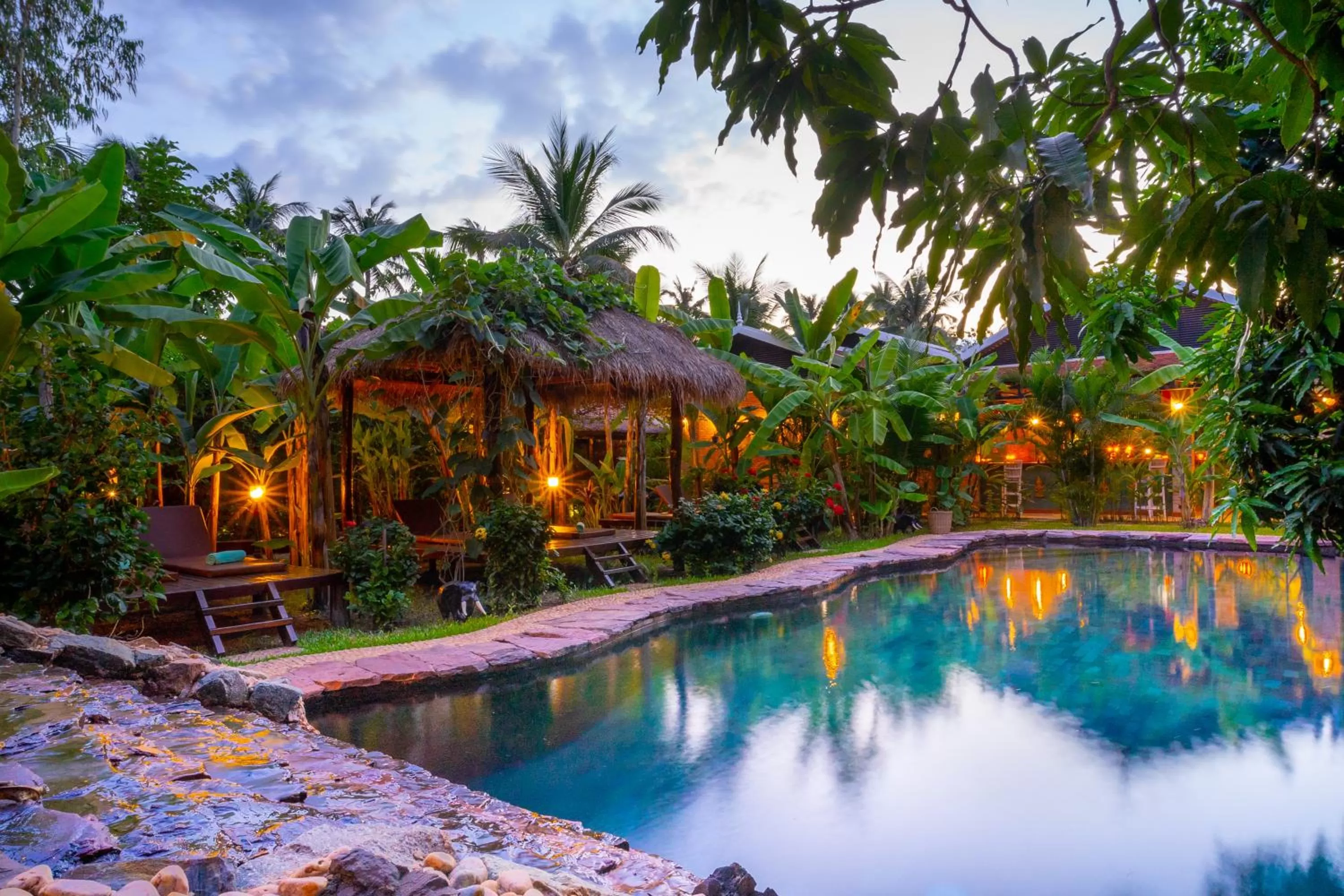 Swimming pool in Authentic Khmer Village Resort