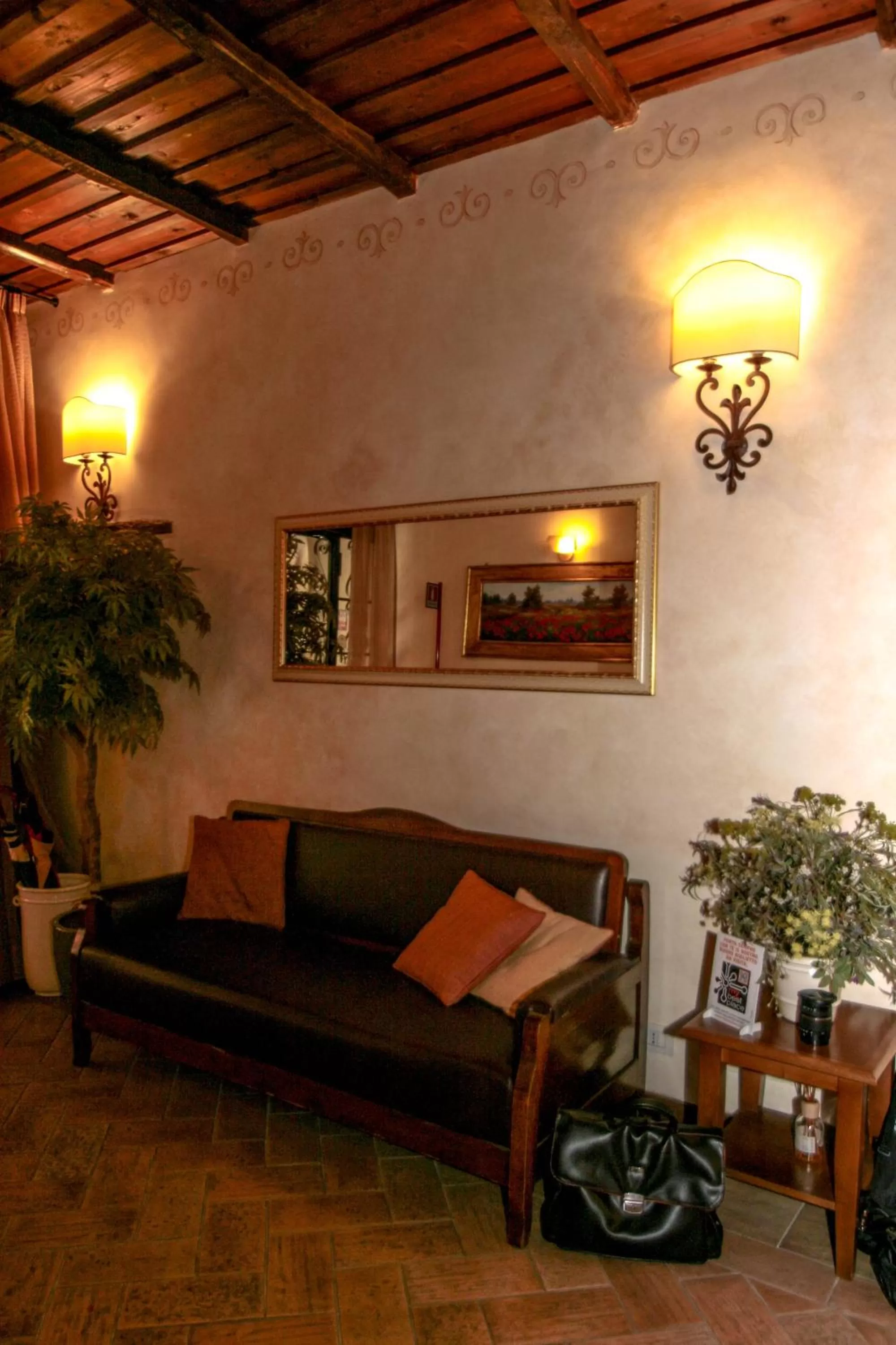 Lobby or reception in Residenza San Calisto
