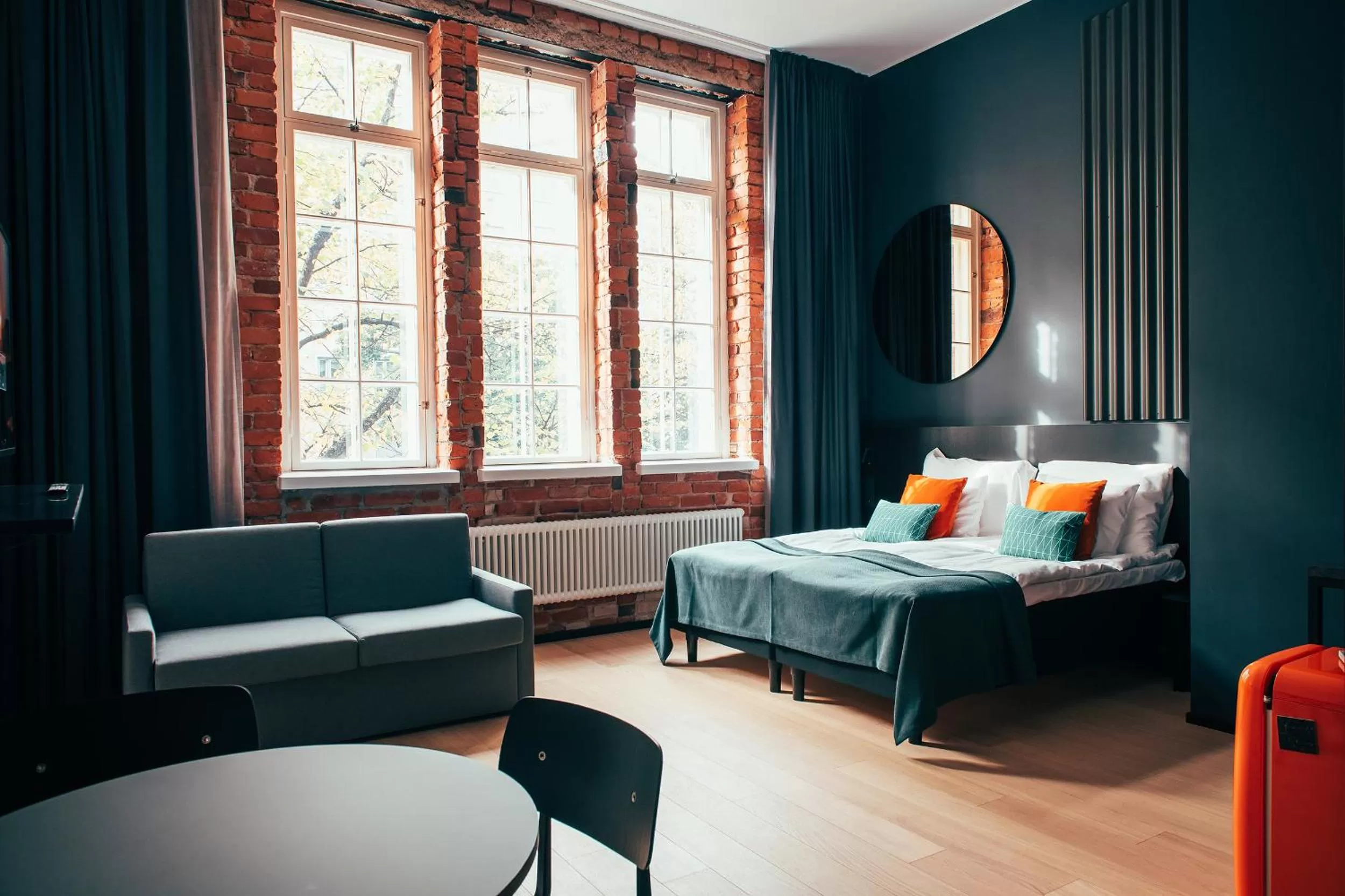 Bedroom, Bed in The Folks Hotel Konepaja