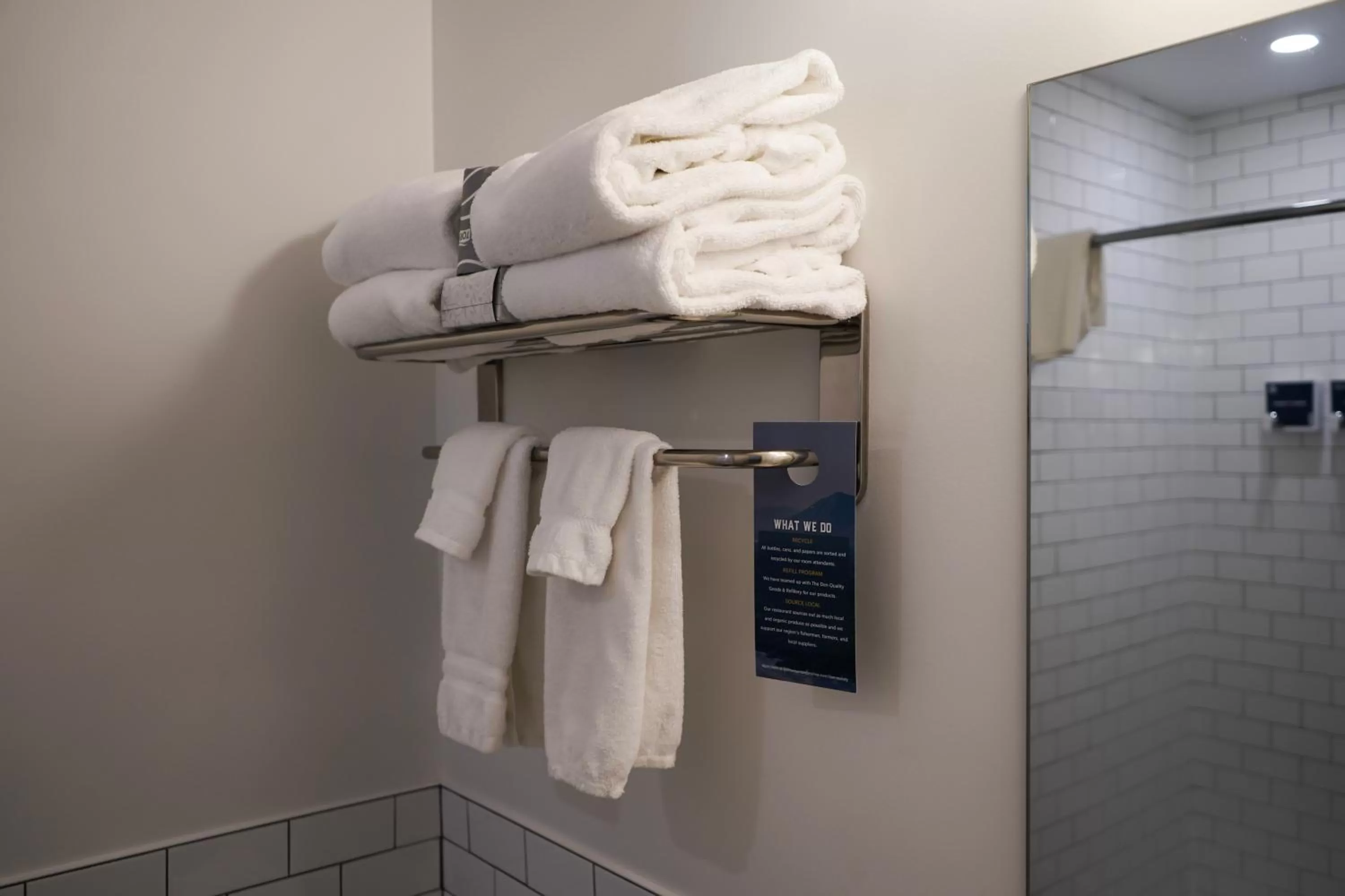 towels in Tofino Resort + Marina