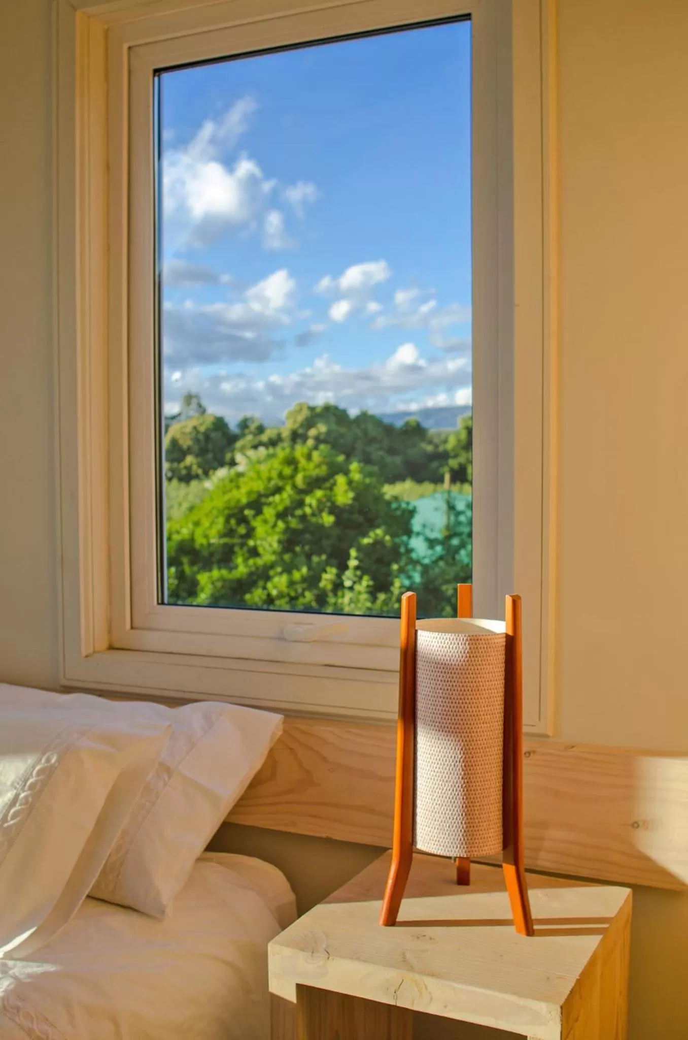 Bed in Family Orchard Bed & Breakfast