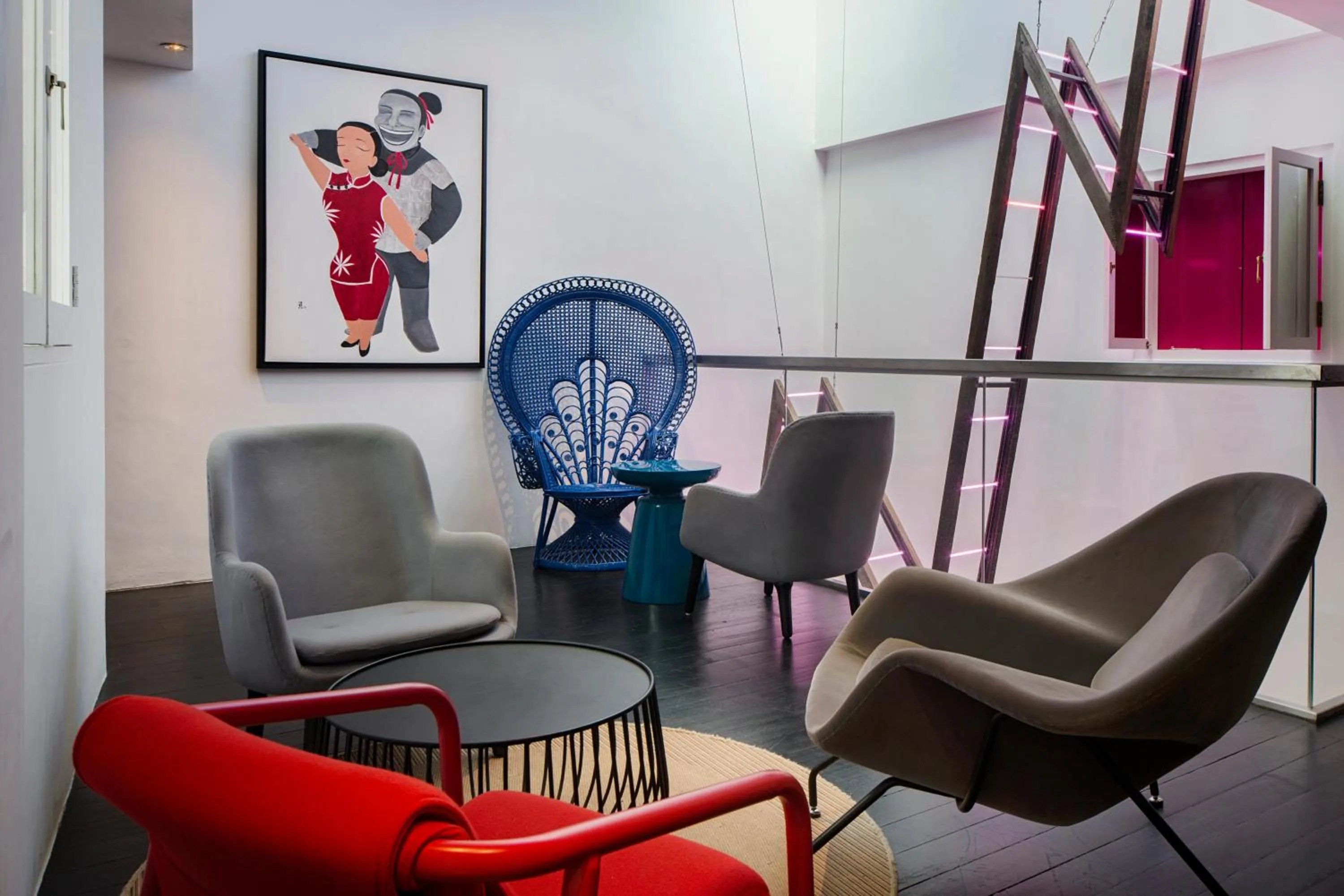 Library, Seating Area in Hi Hotel