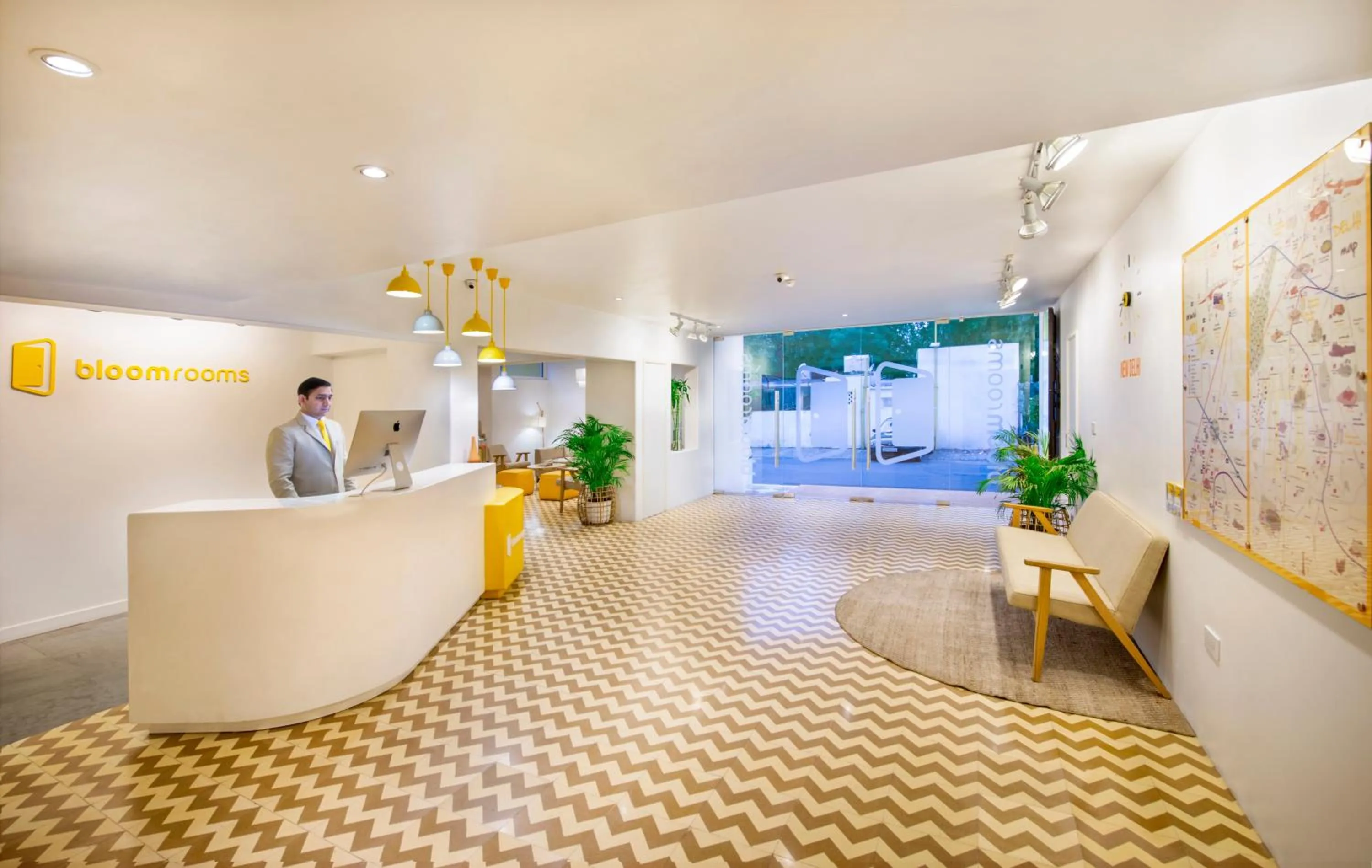 Lobby or reception in bloomrooms @ Janpath