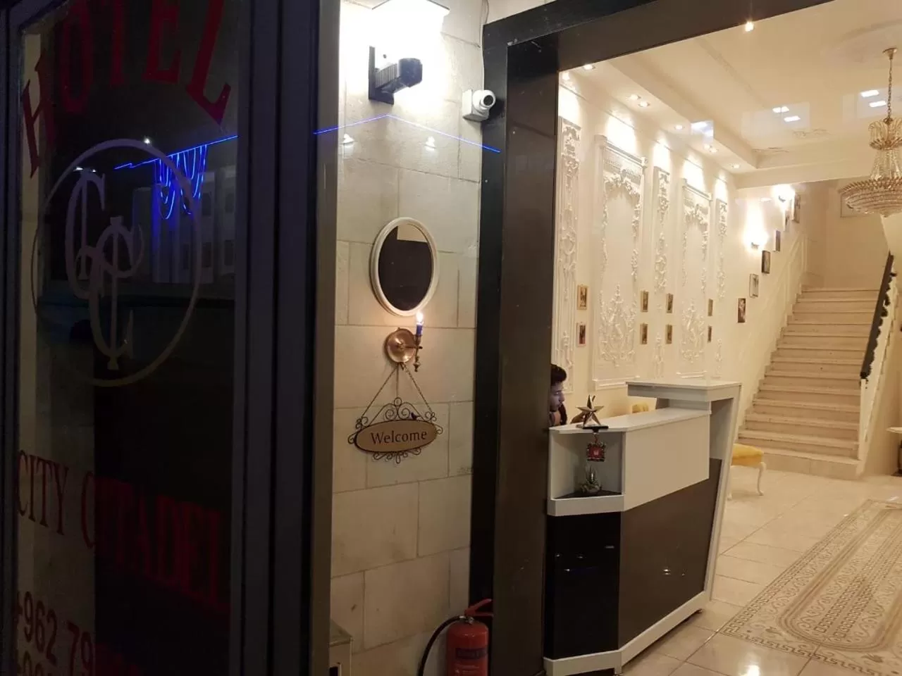 Facade/entrance in City Citadel Hotel,Amman