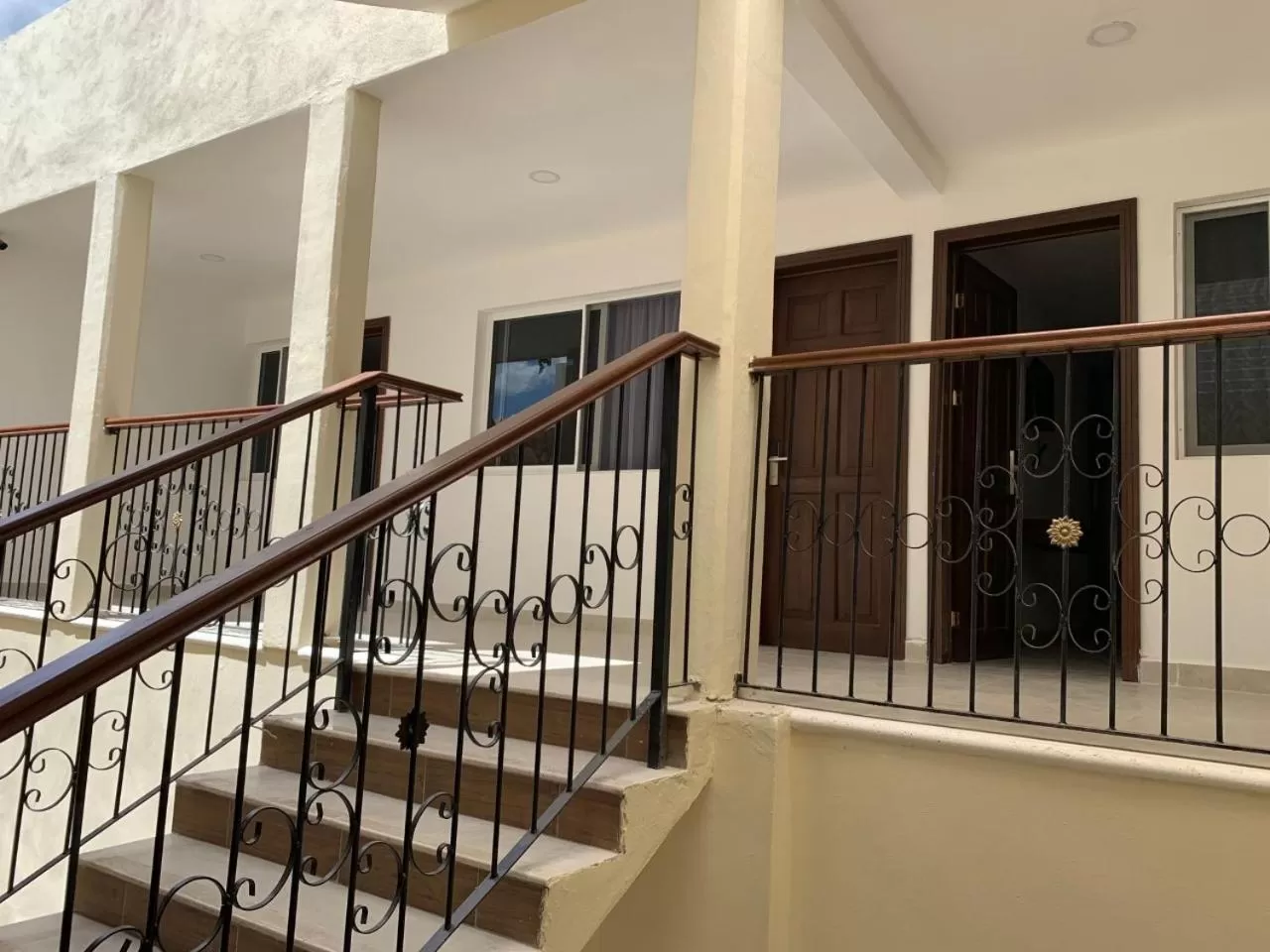 Balcony/Terrace in Hotel Catedral Valladolid Yucatan