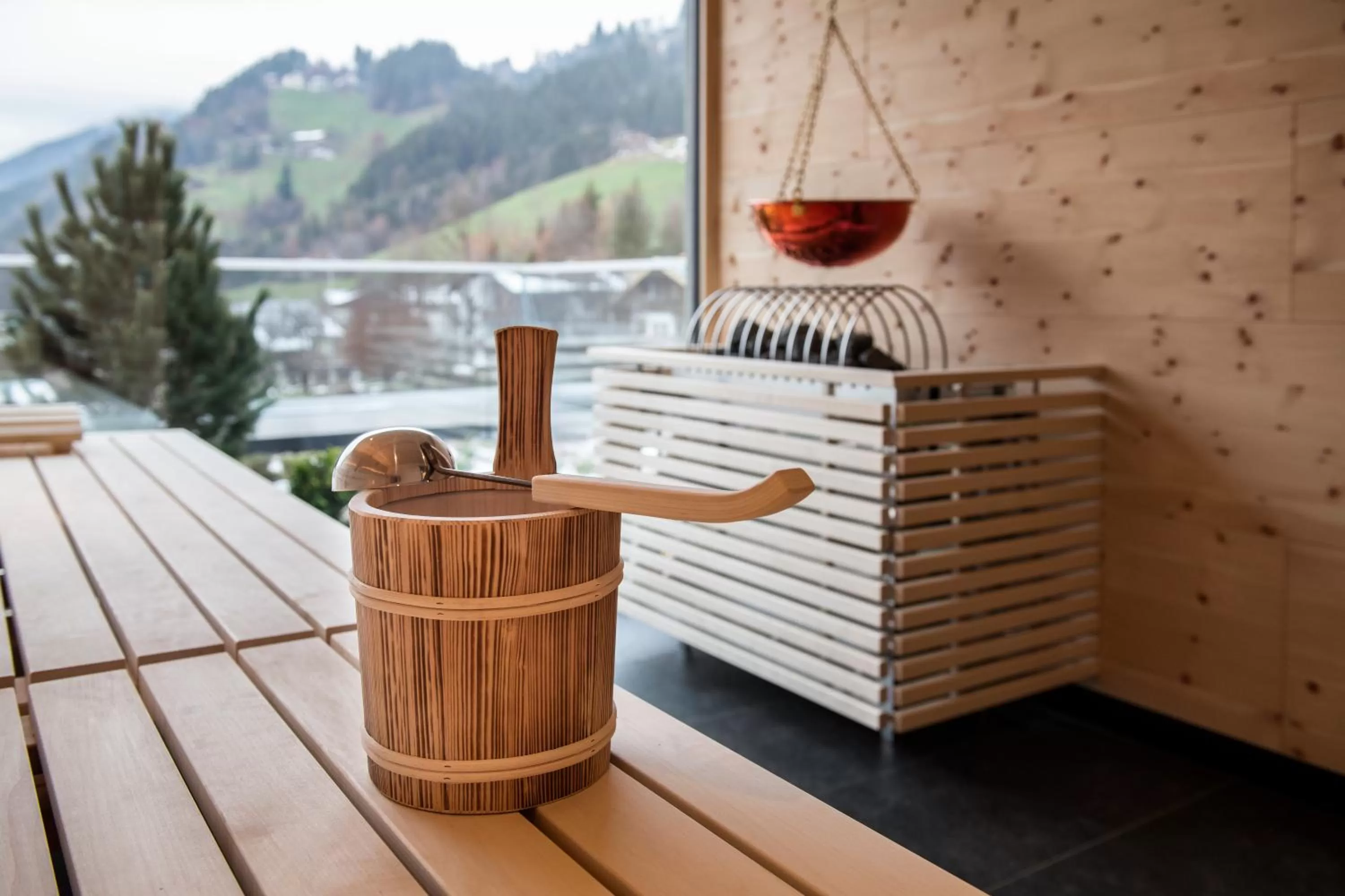Sauna in Natur Resort RISSBACHER