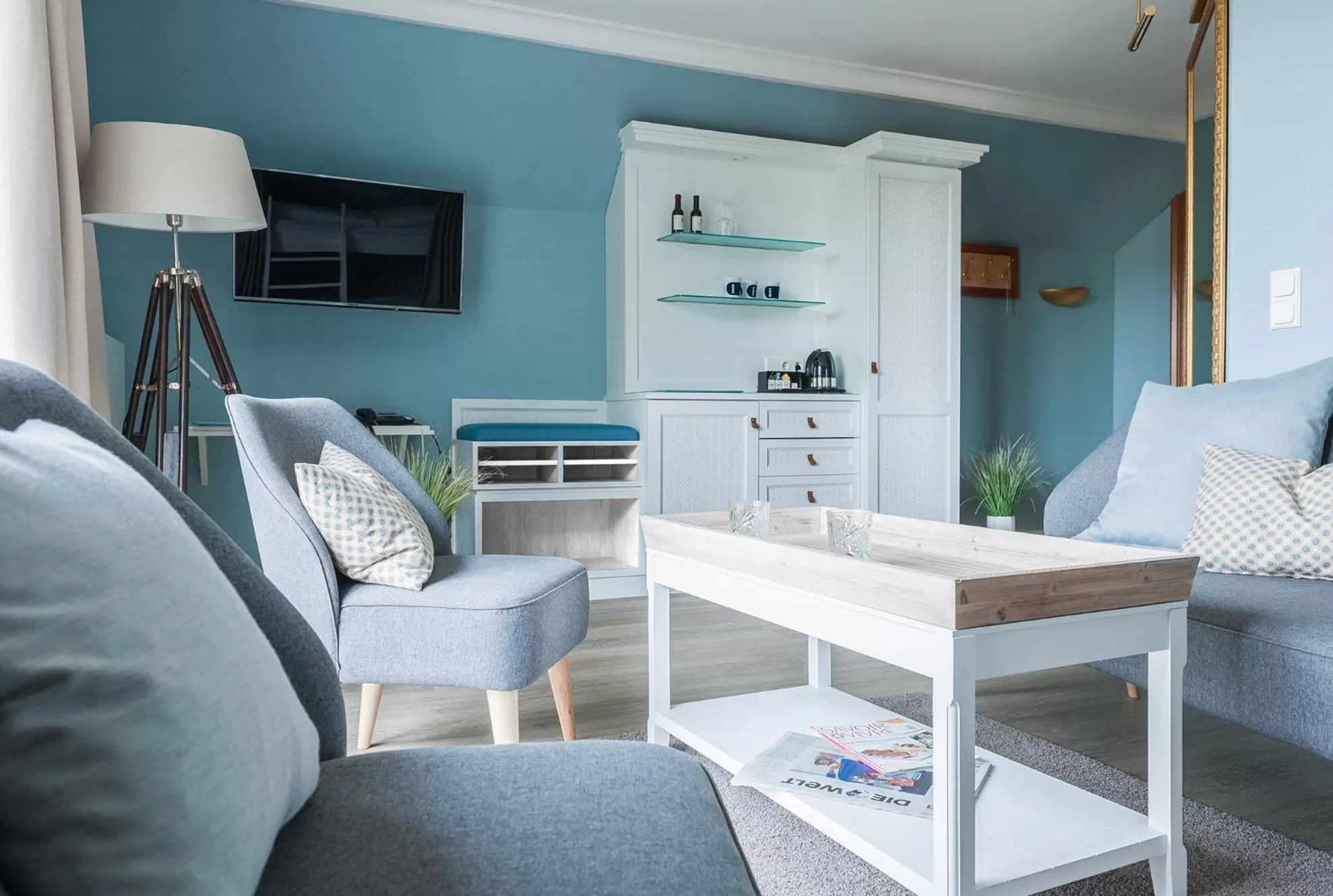 Living room in Hotel Am Medemufer