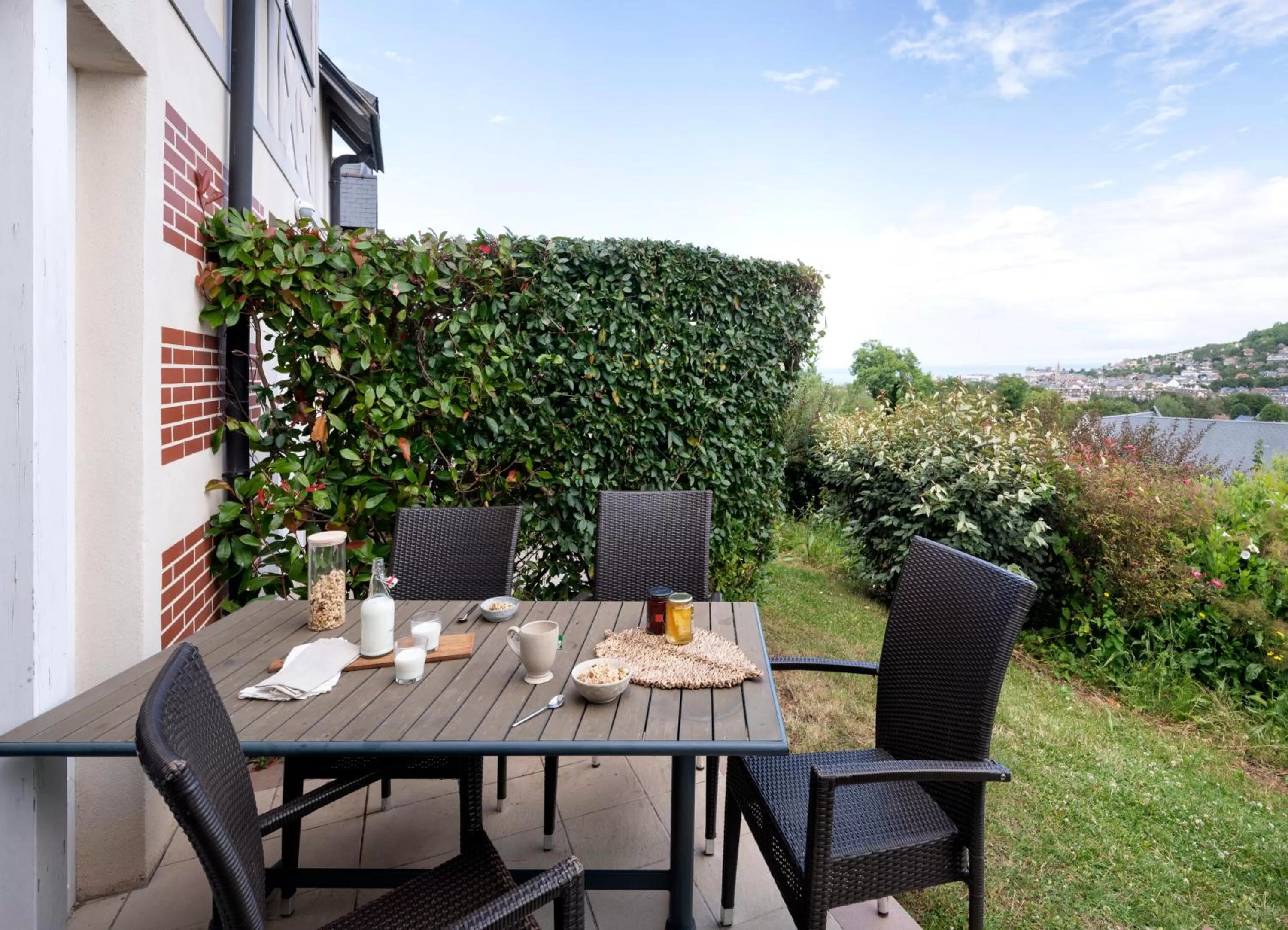 Patio in Pierre & Vacances Premium Residence & Spa Houlgate