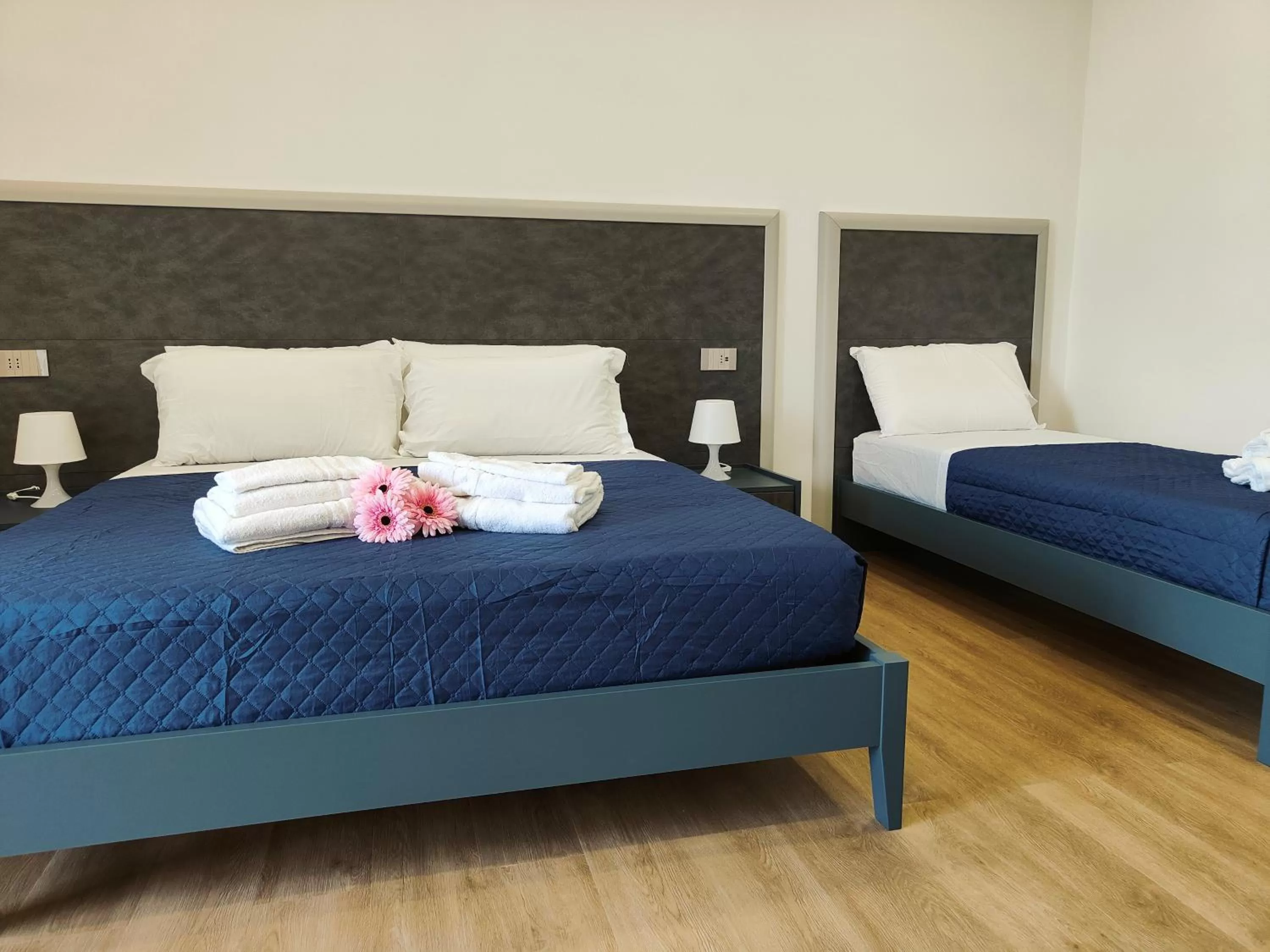 Bed in Pompeya Bed and Breakfast