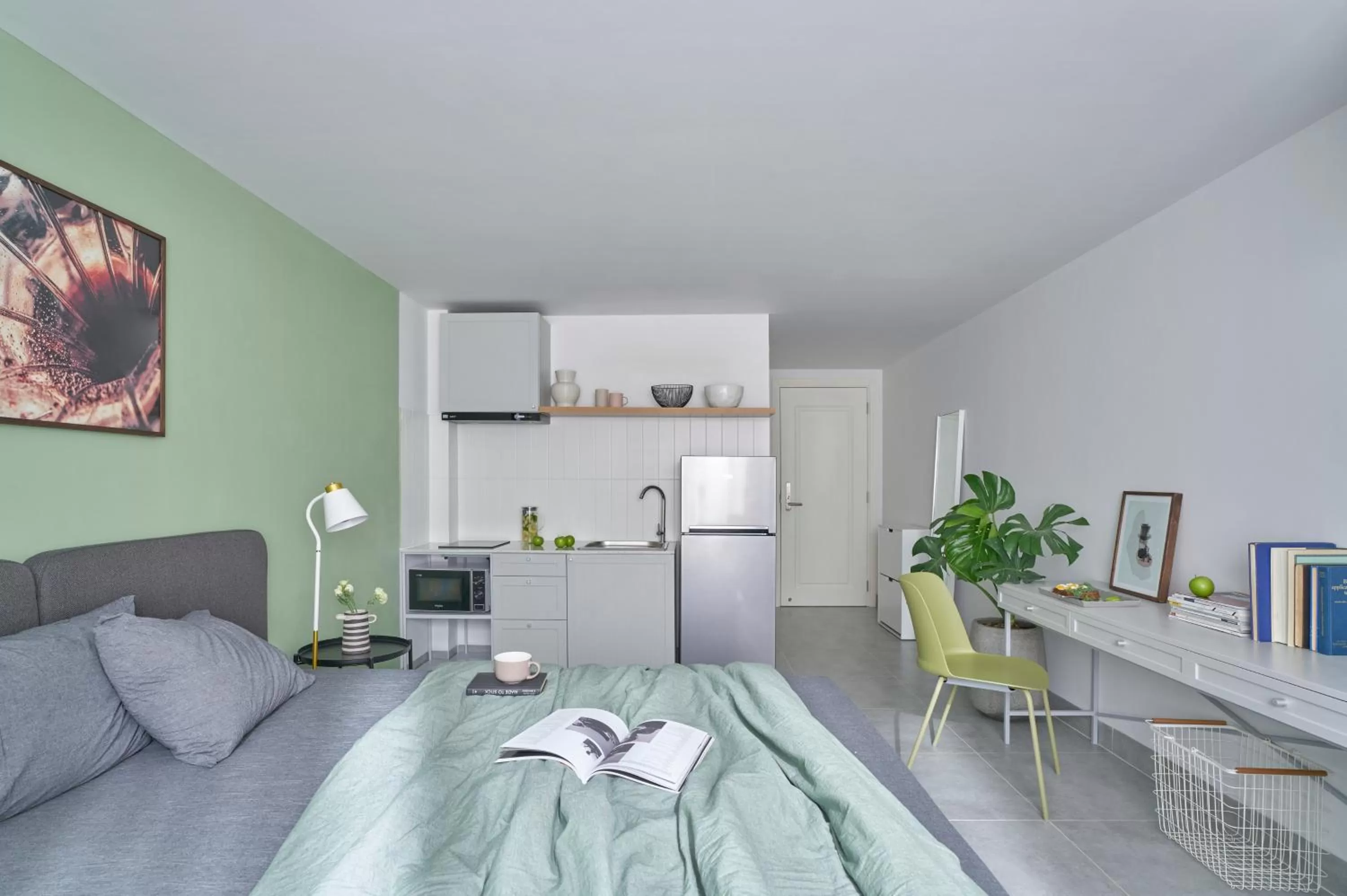 Kitchen or kitchenette in M Village Living Cửu Long