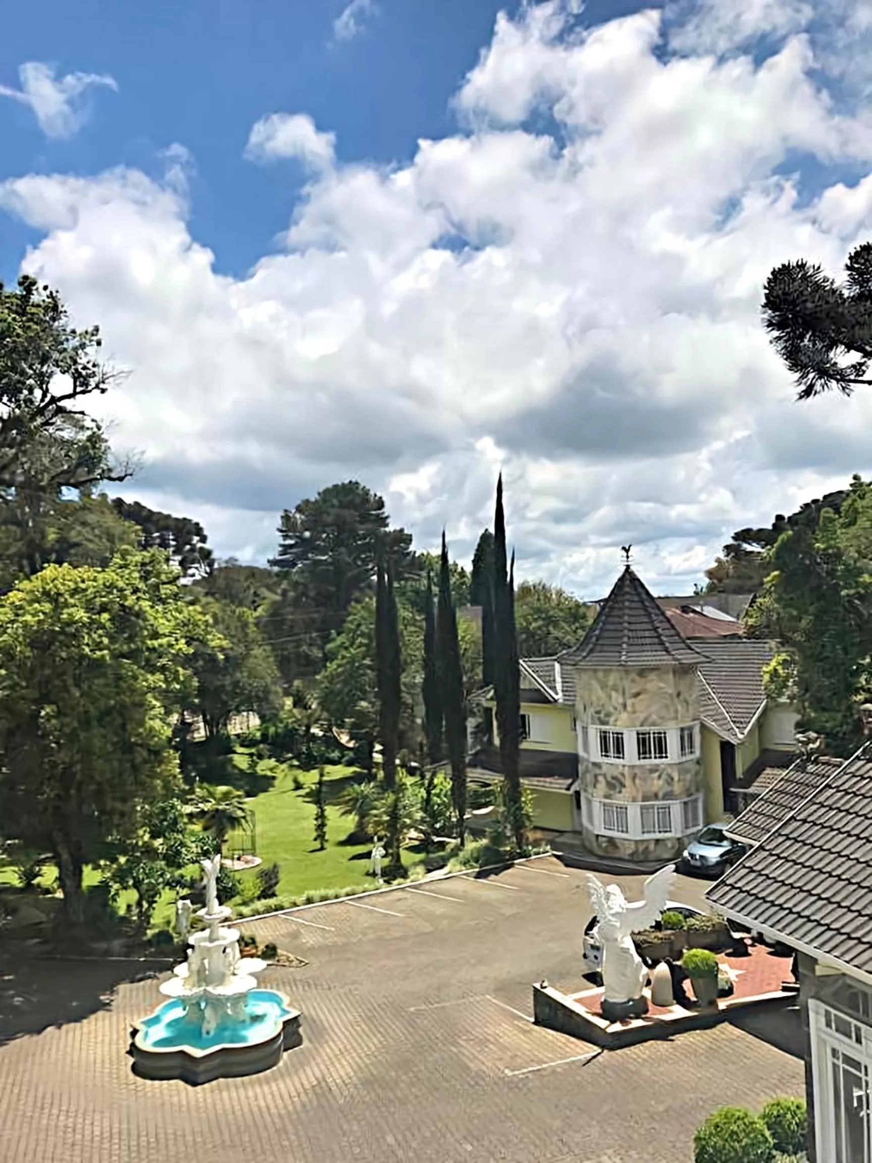 Garden view in Pousada dos Anjos