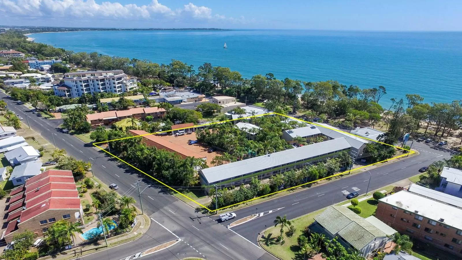 Bird's eye view in The Beach Motel Hervey Bay