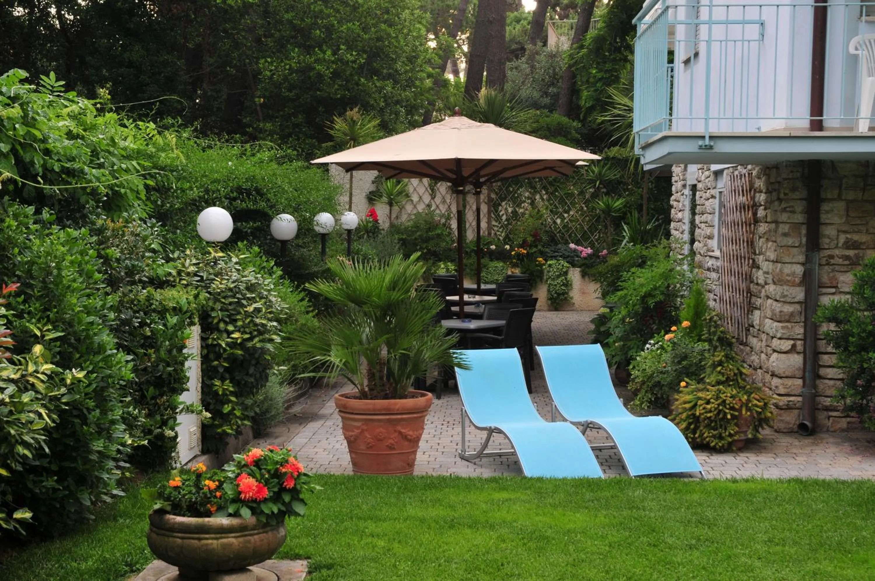 Garden in Hotel Riviera Blu