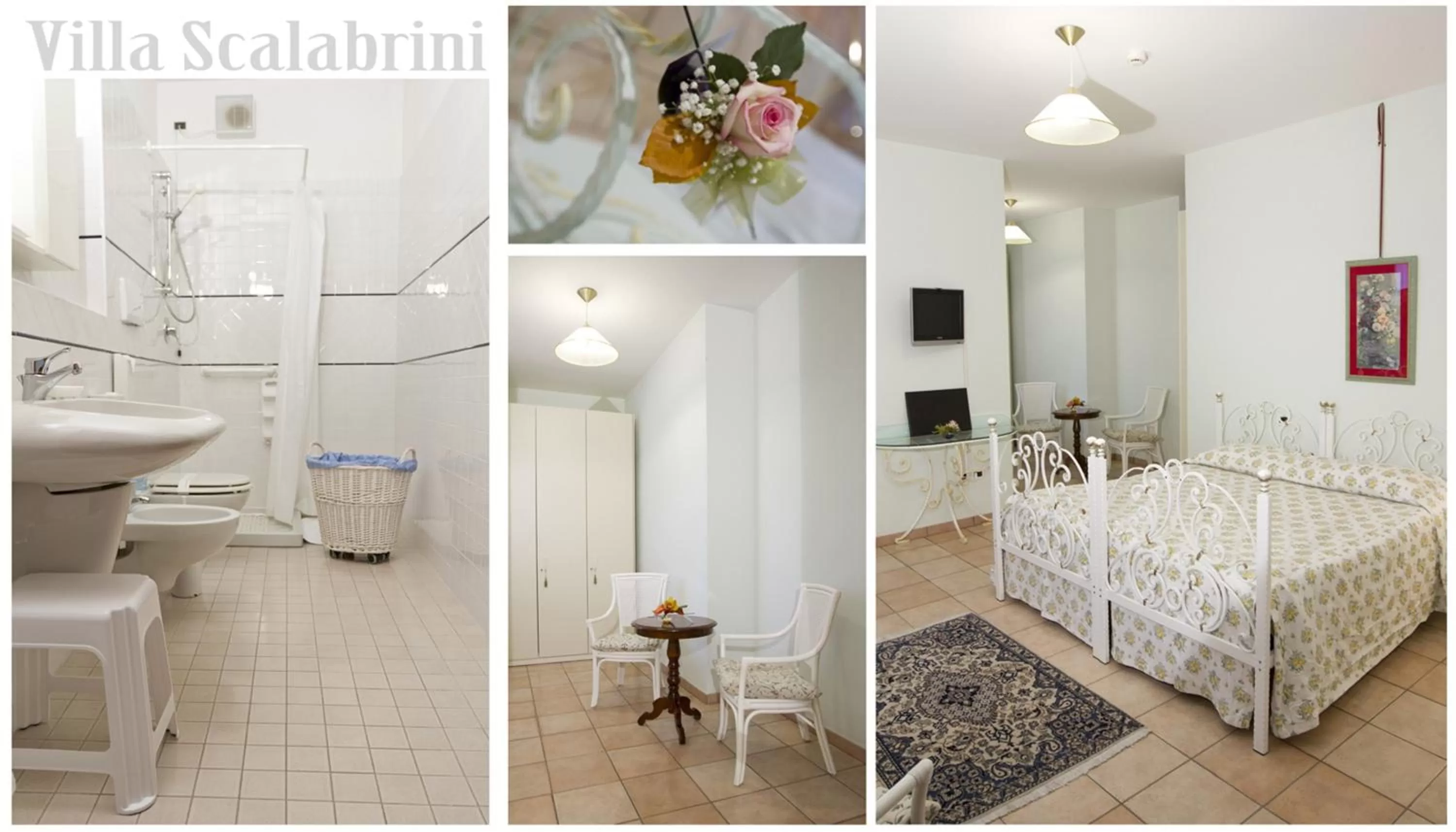 Decorative detail, Bed in Villa Scalabrini