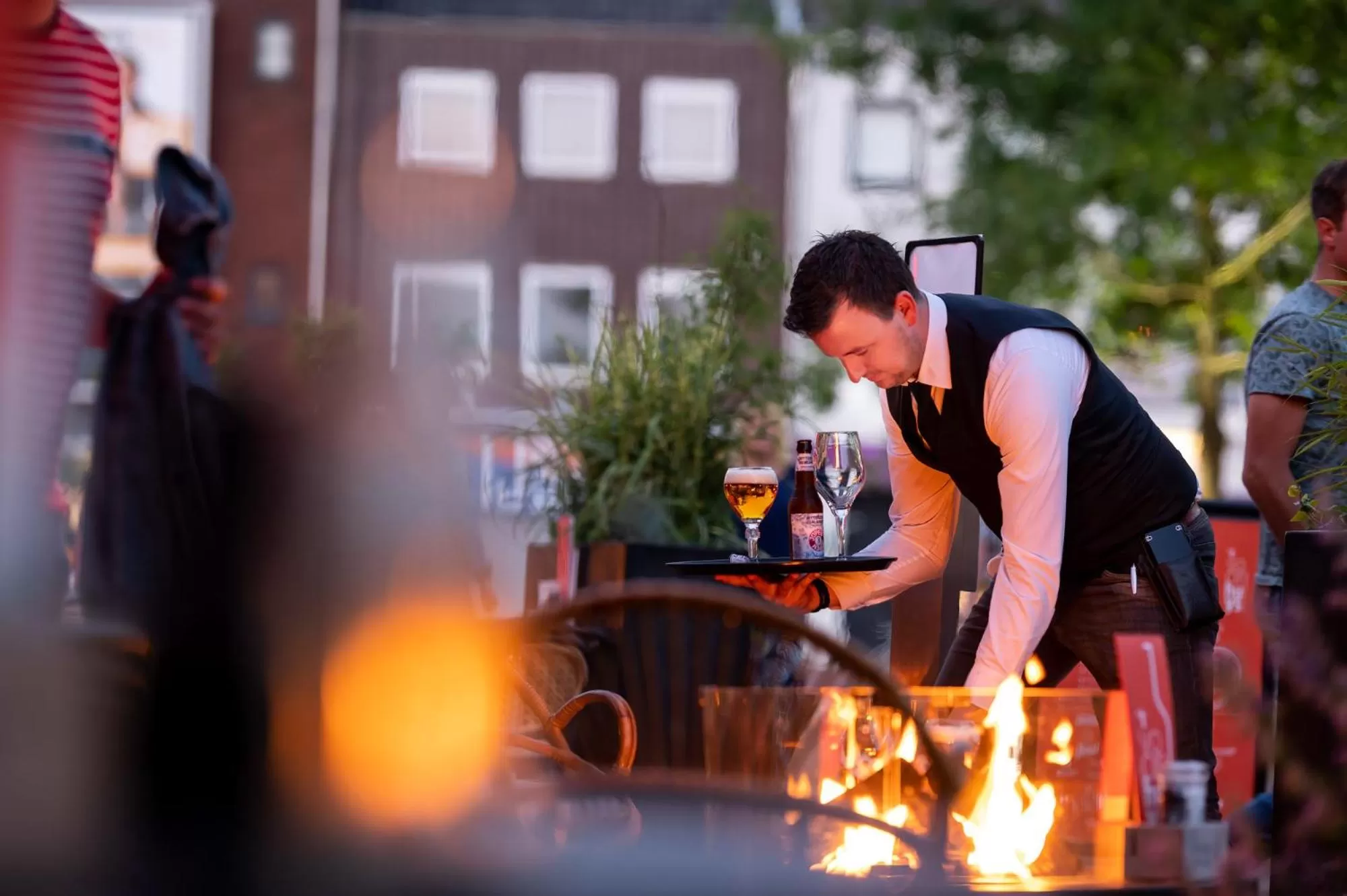 Staff in Hotel Restaurant Grandcafé 't Voorhuys