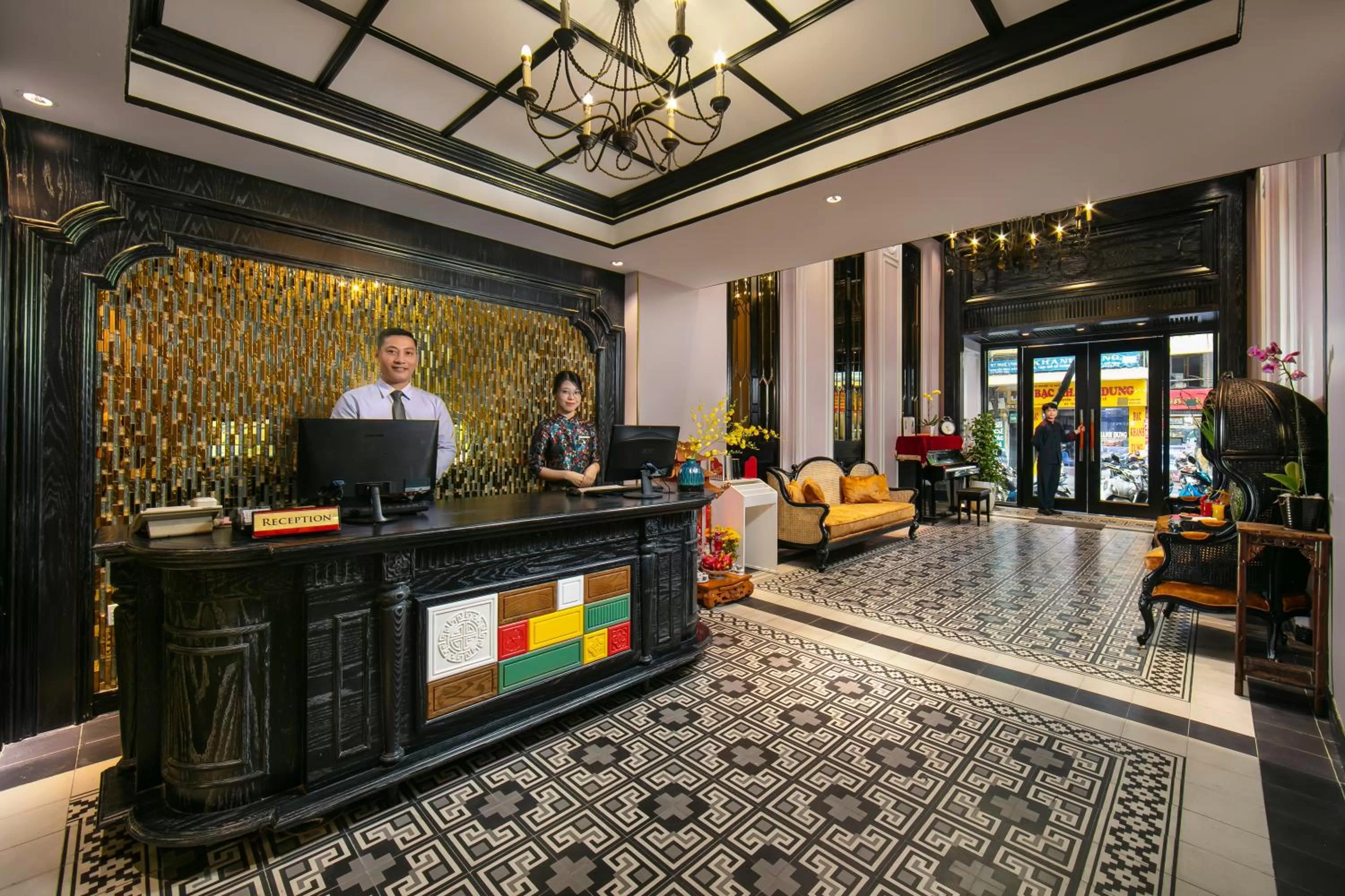 Lobby or reception in Lavender Central Hotel & Spa Hanoi