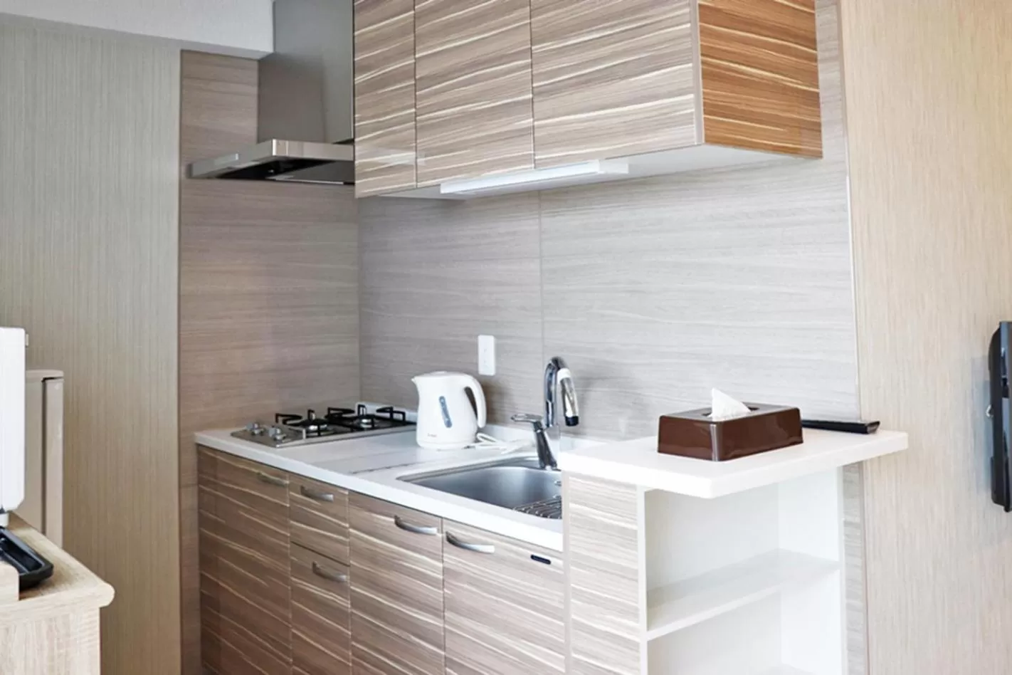 Kitchen or kitchenette in Ostay Vermillion Namba