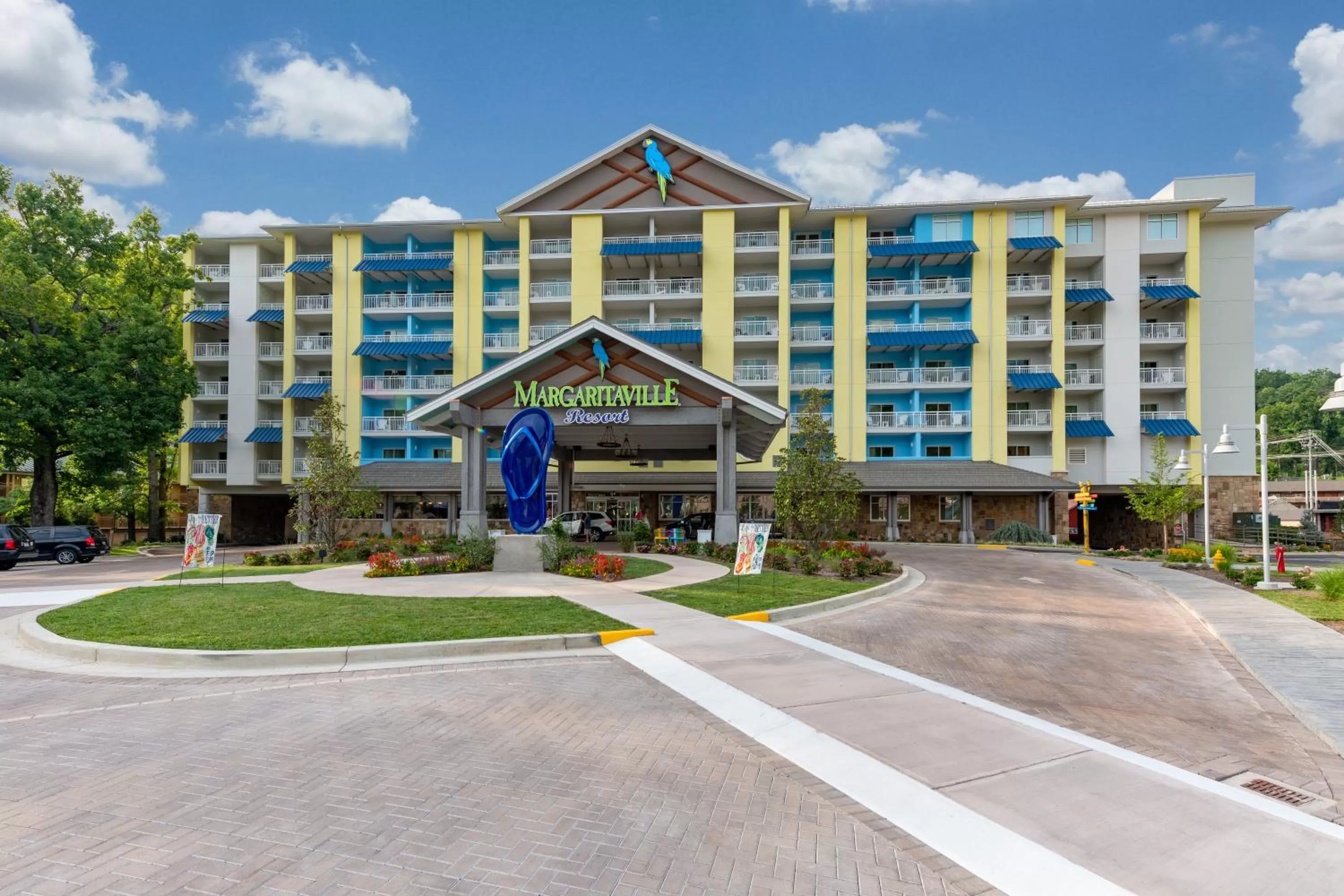 Property building in Margaritaville Resort Gatlinburg