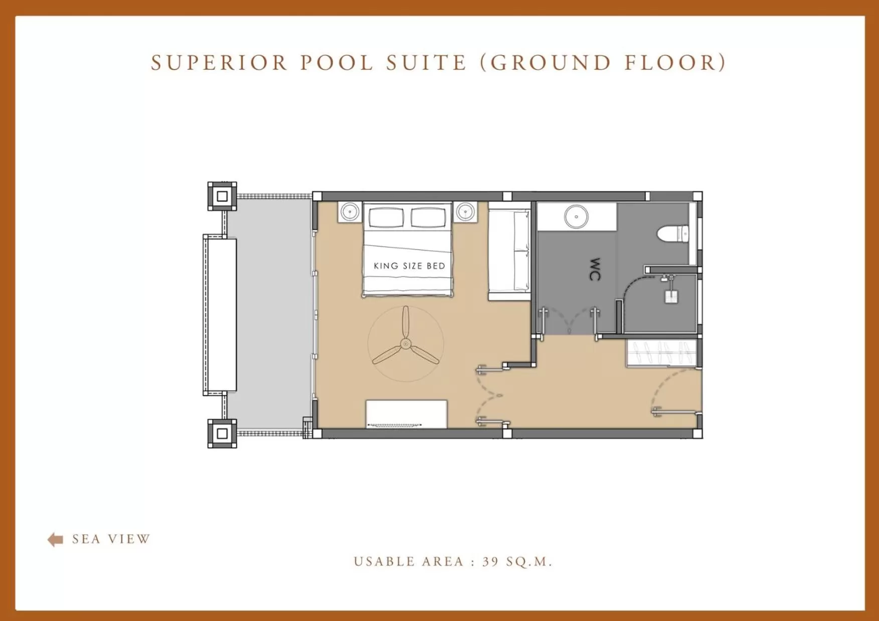 Floor plan in Ban Saithong Beach Resort