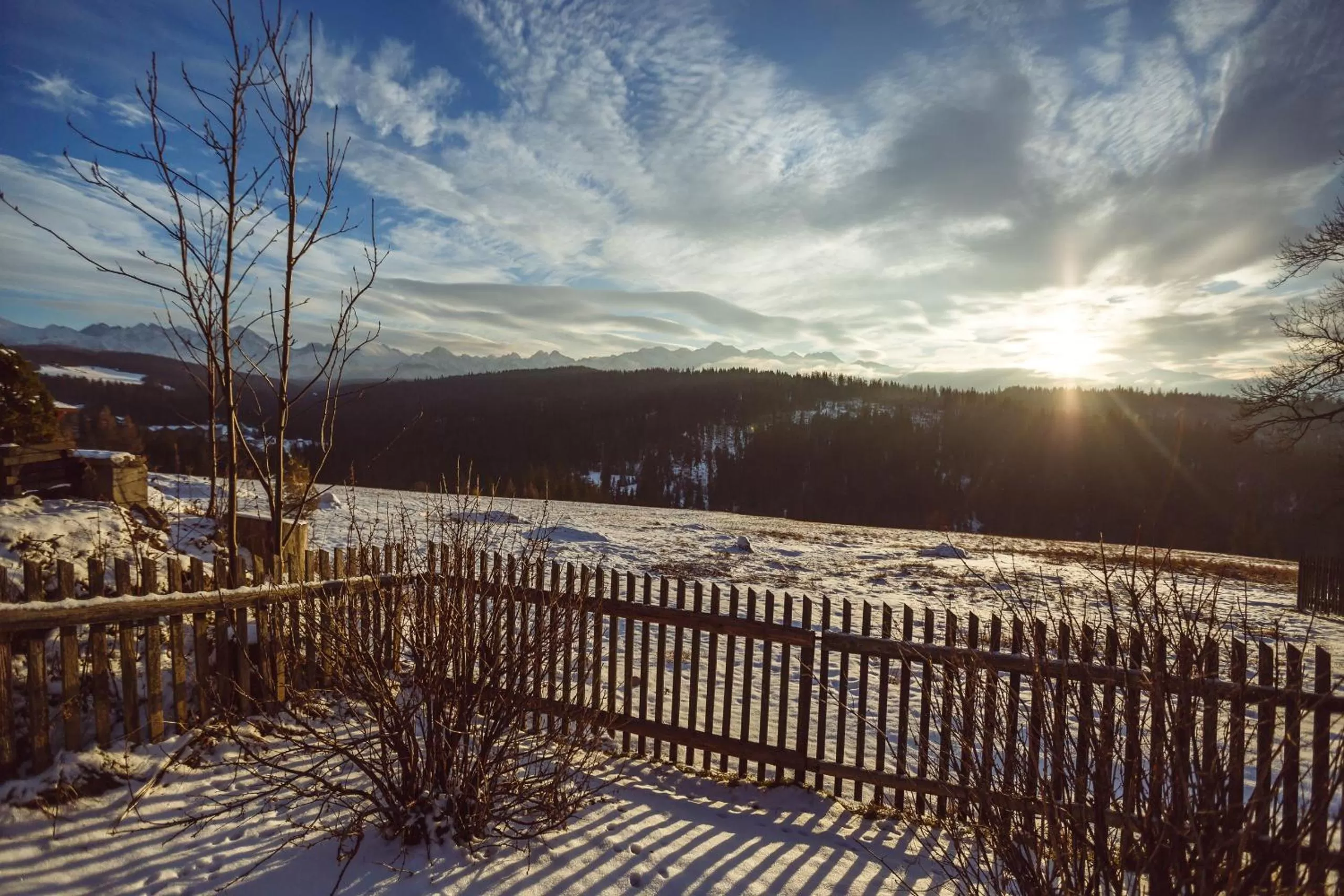 Garden view in Górskie Wspomnienie