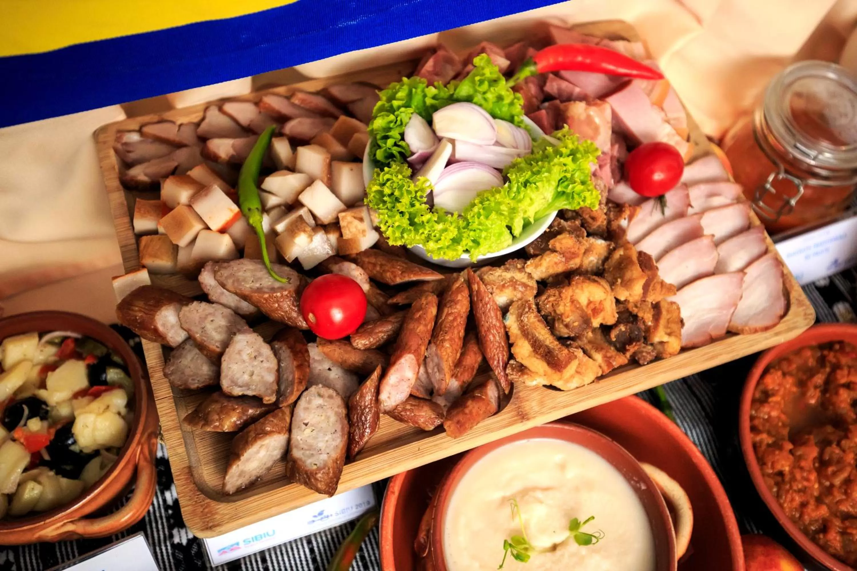 Food close-up in Hotel Golden Tulip Ana Tower Sibiu