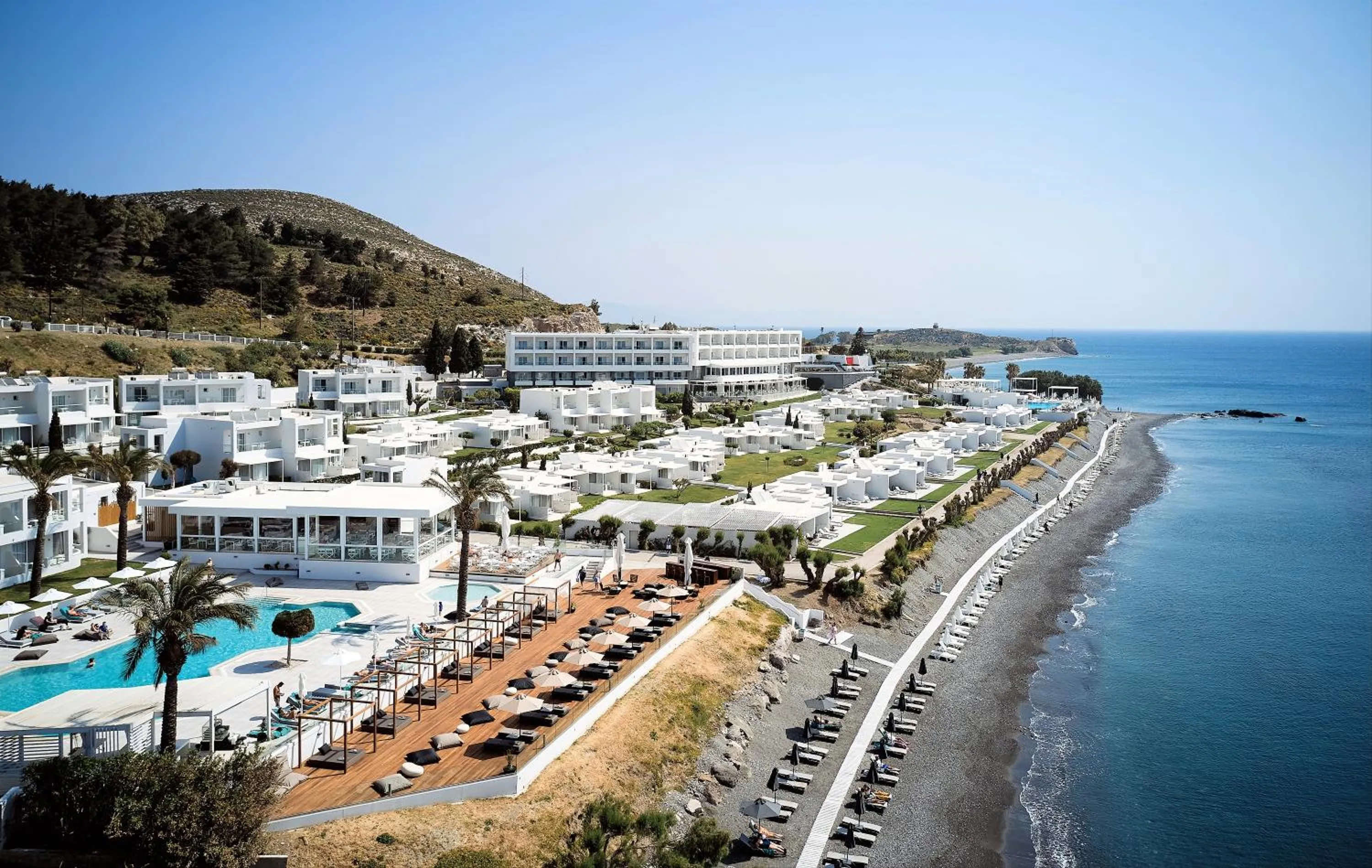 Bird's eye view in Dimitra Beach Hotel & Suites