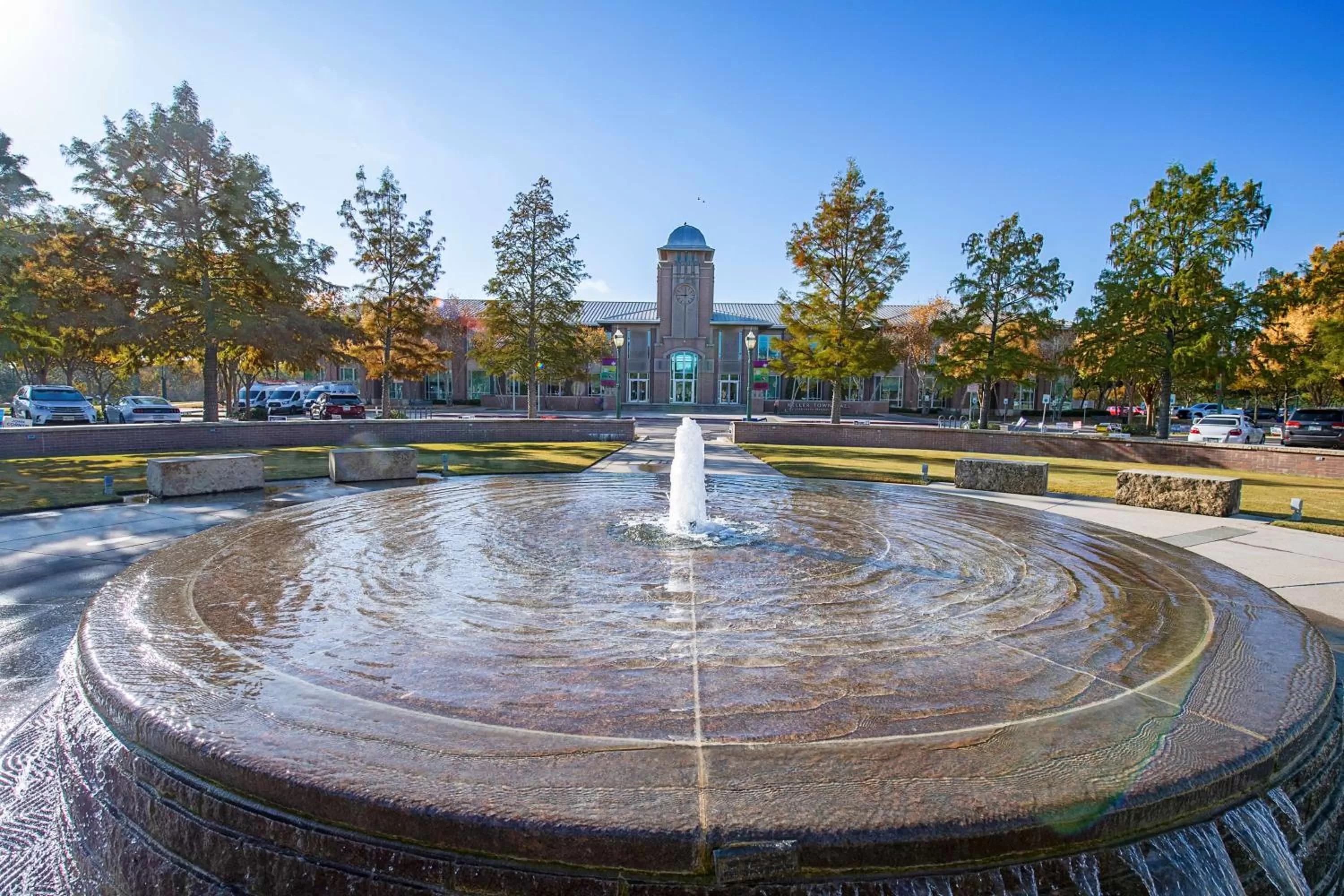 Patio in Hampton Inn & Suites Keller Town Center