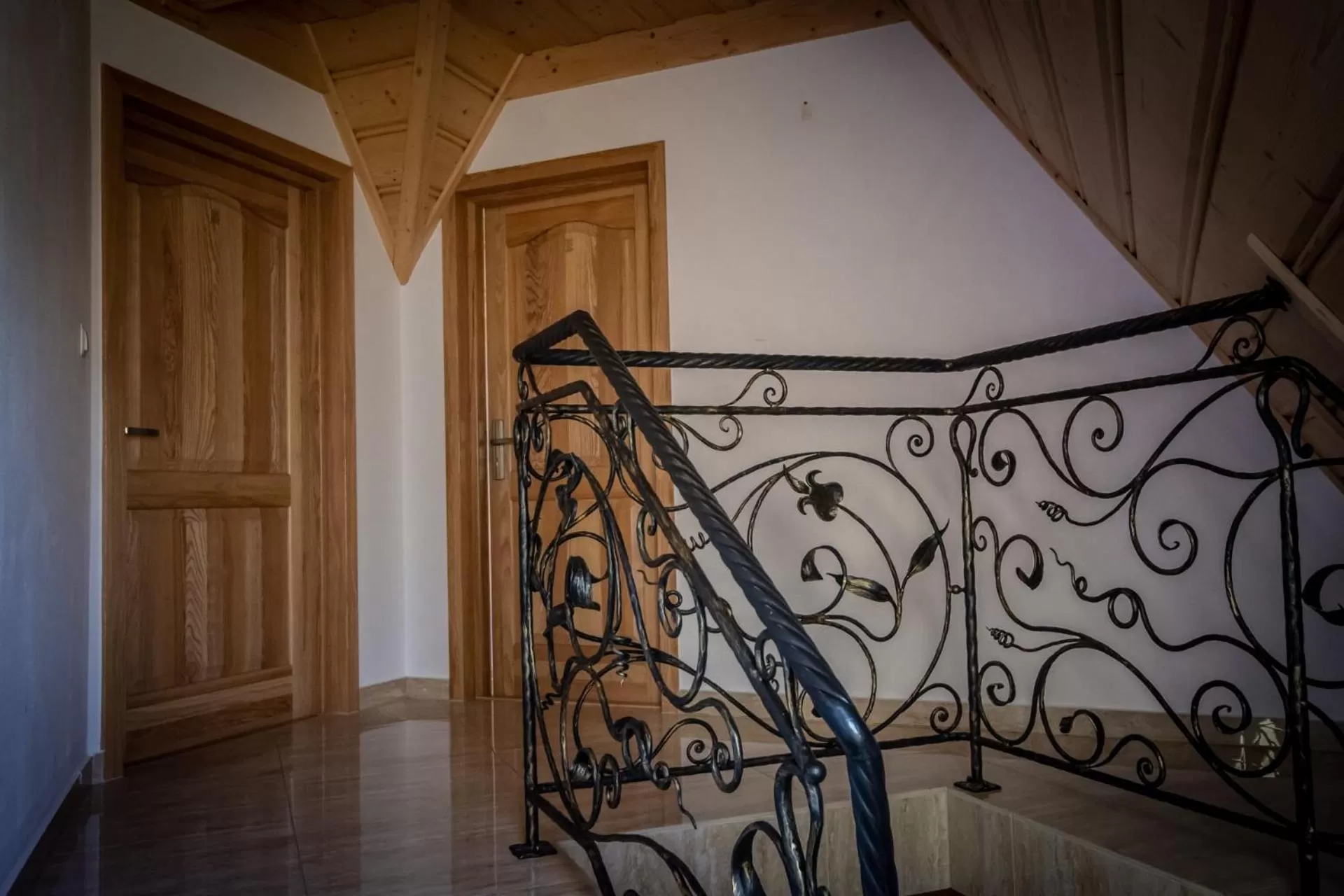 Lobby or reception in Podhalanski Dworek z Jacuzzi