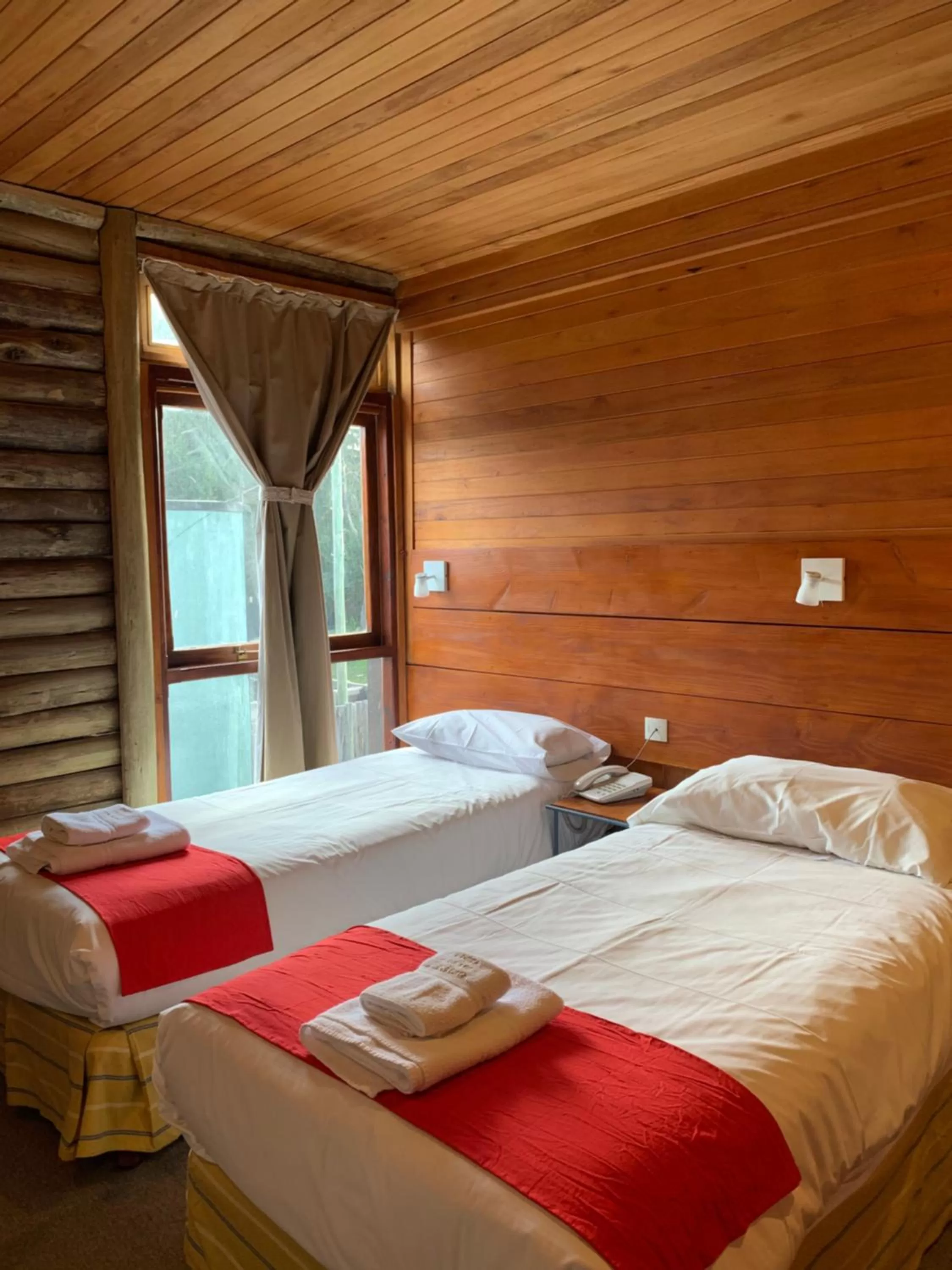 Bed in Hosteria Posta de los Colonos