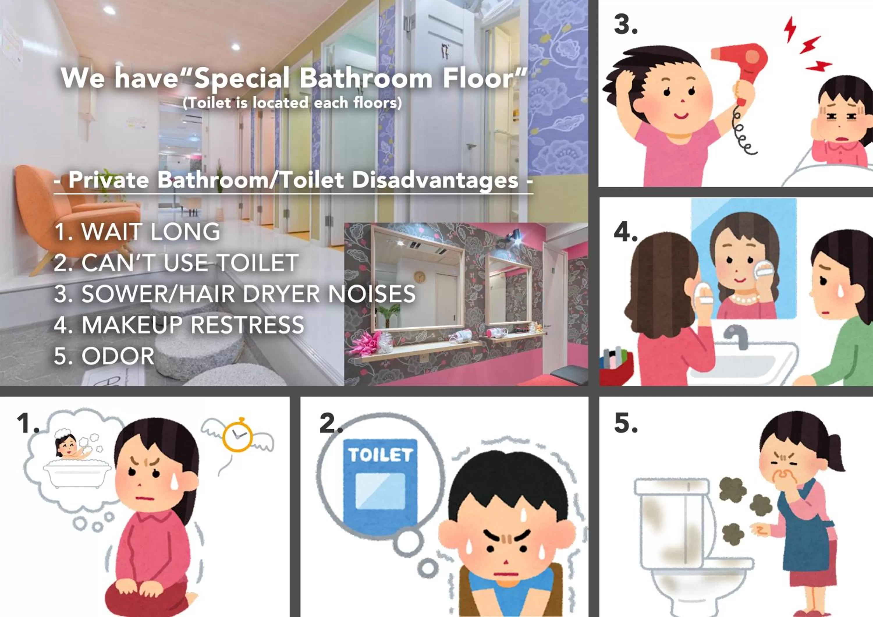 Shower in Feel Osaka Yu