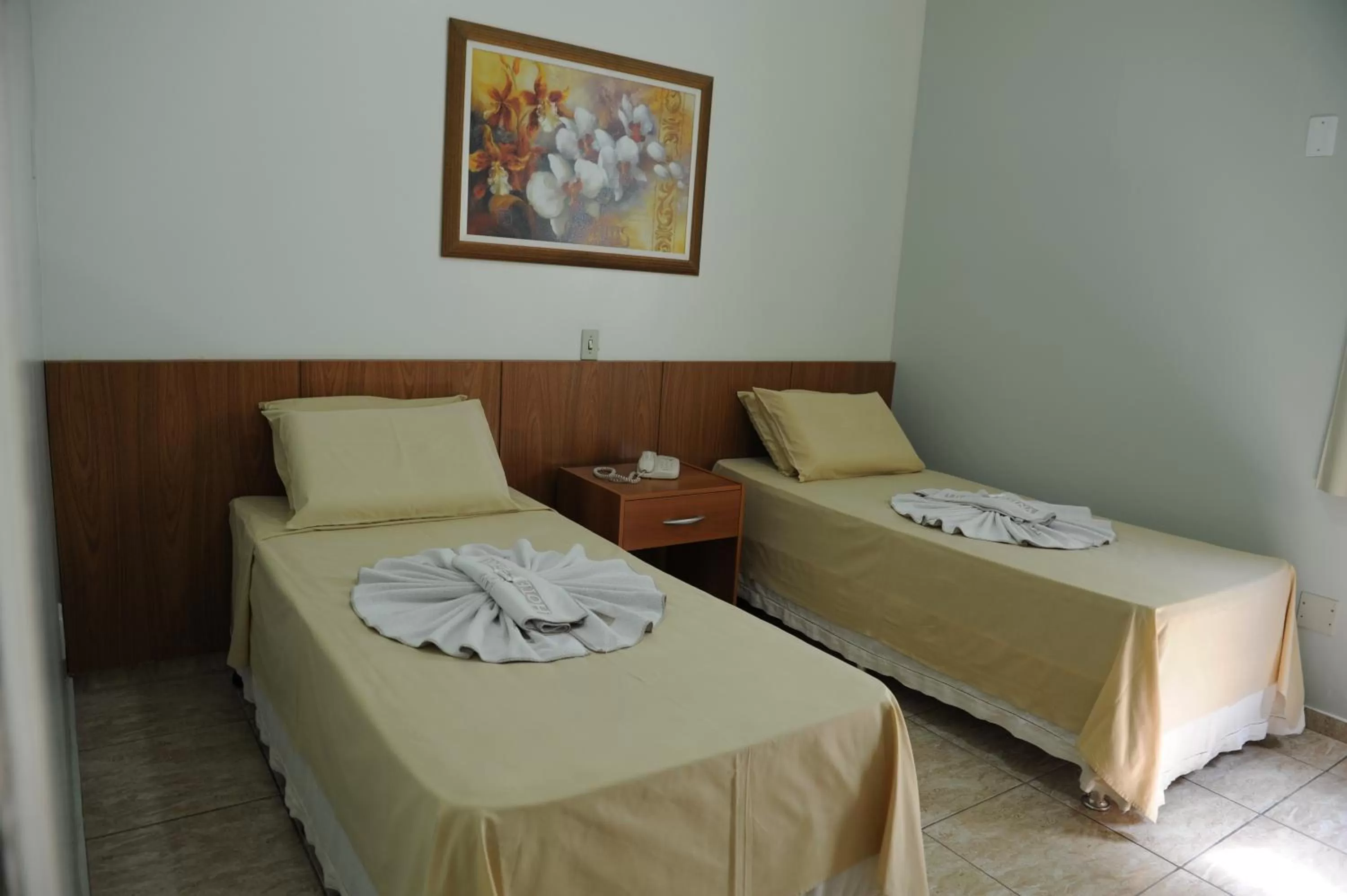 Bed in Hotel Regina Muriaé