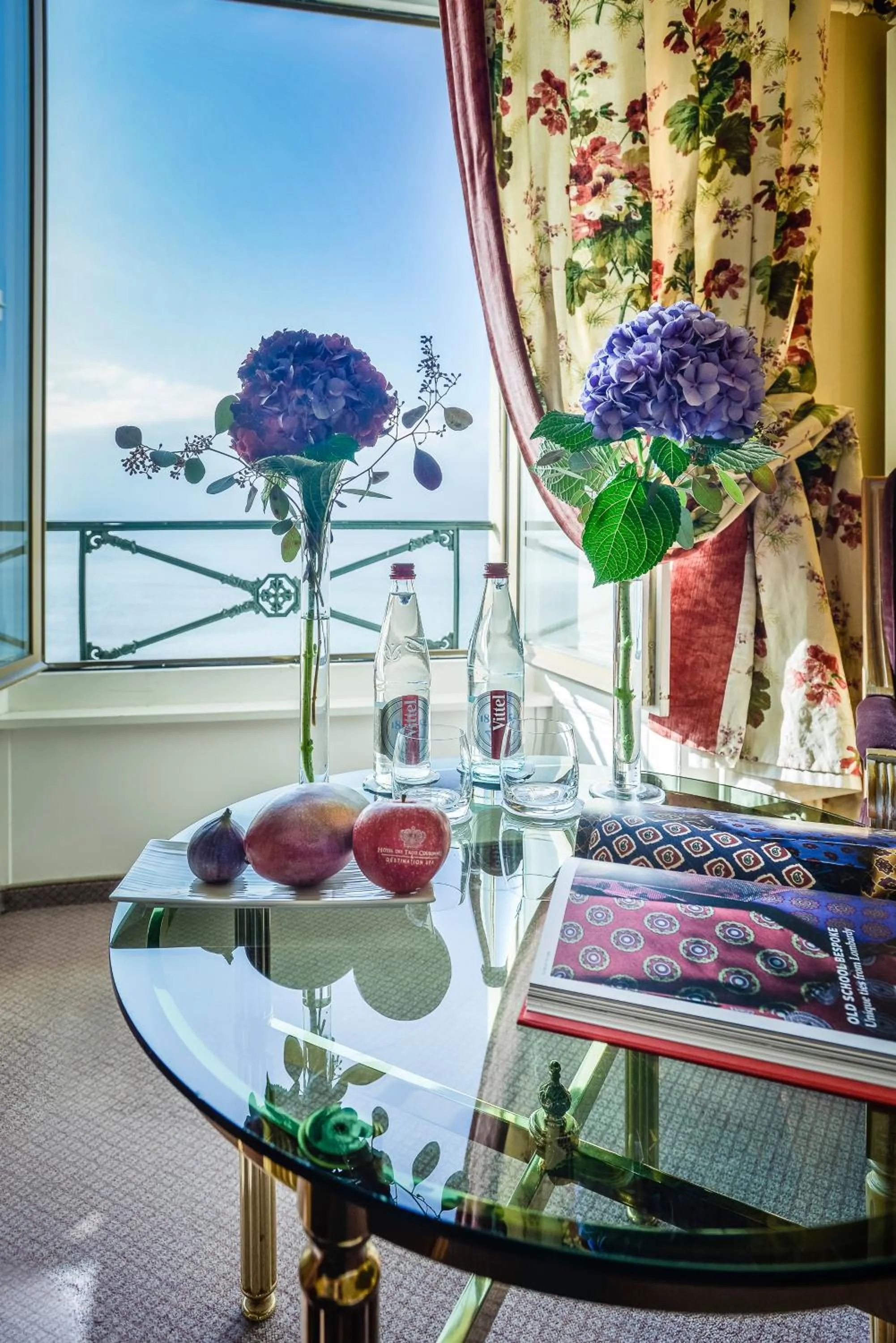 Balcony/Terrace in Hôtel Des Trois Couronnes & Spa - The Leading Hotels of the World