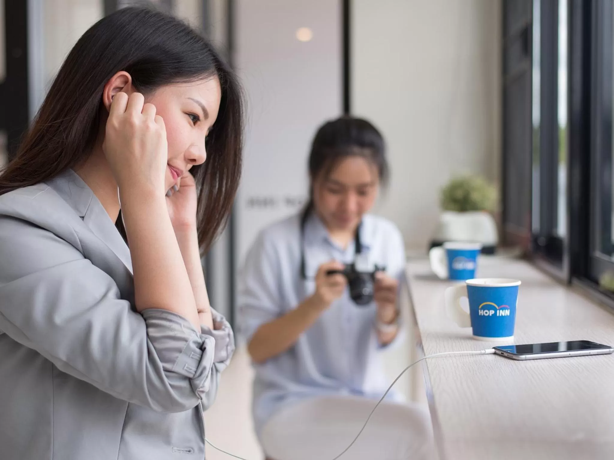 Lobby or reception in HOP INN Chiang Rai