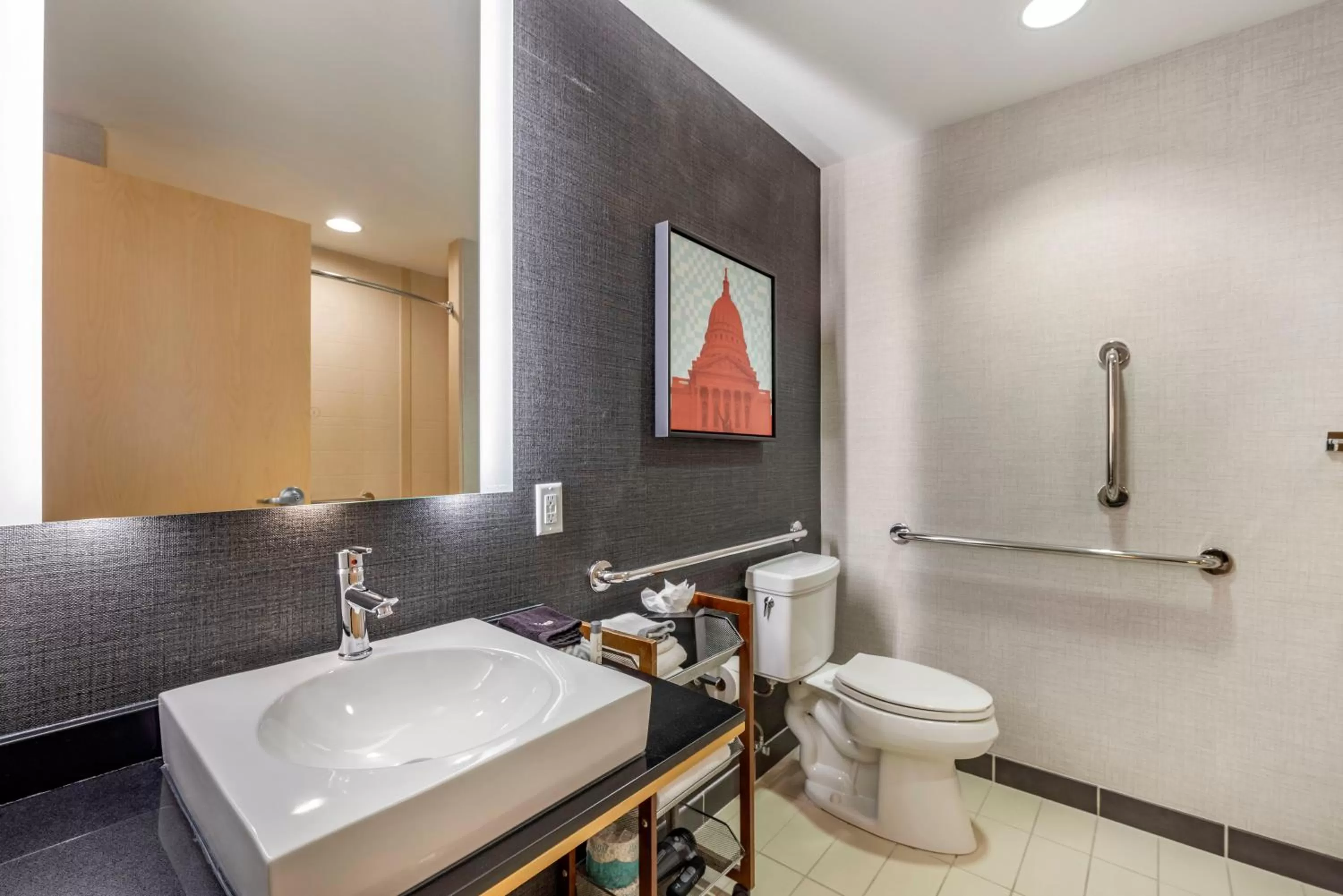 Toilet in Cambria Hotel Madison East