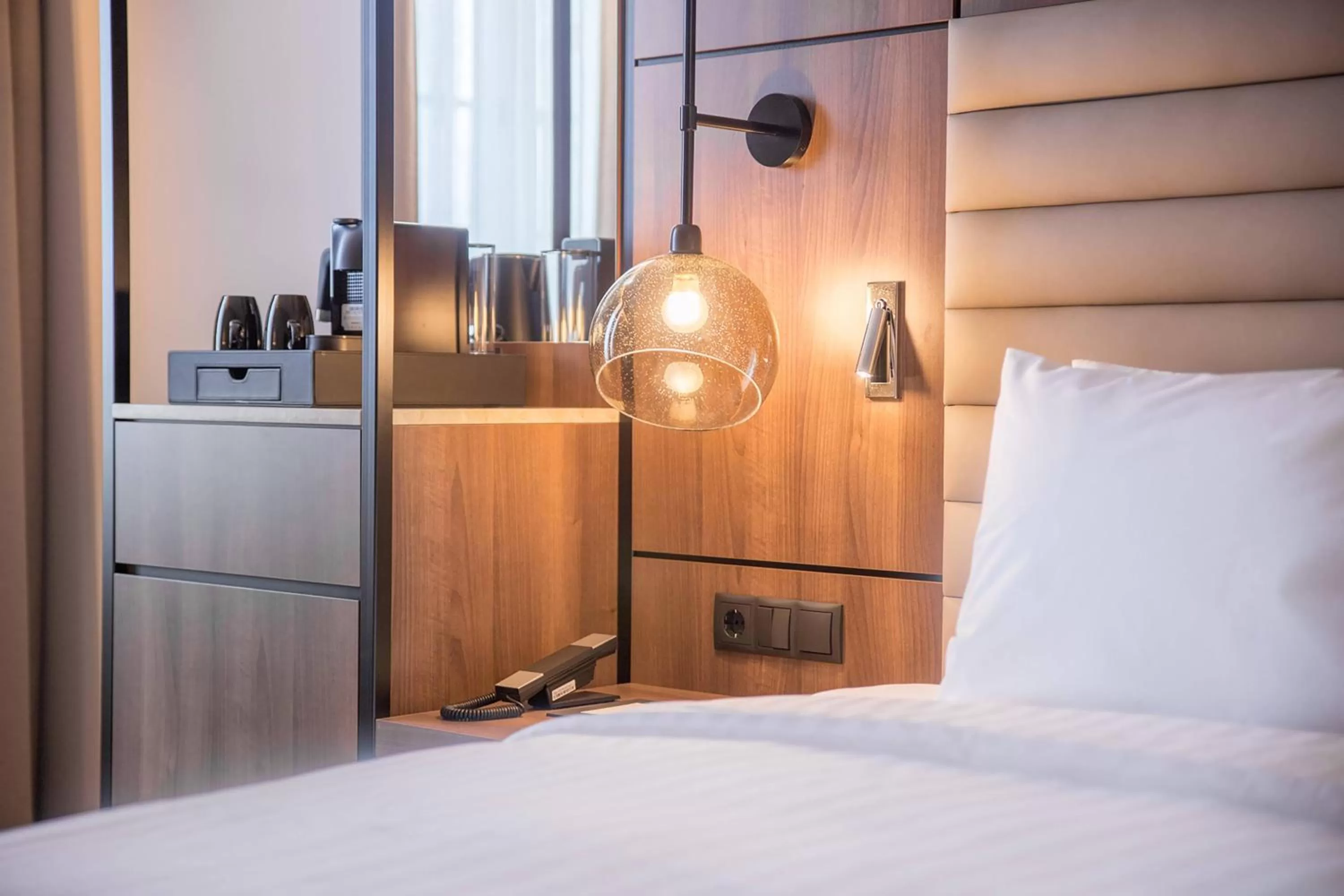 Photo of the whole room, Bed in AC Hotel by Marriott Stockholm Ulriksdal