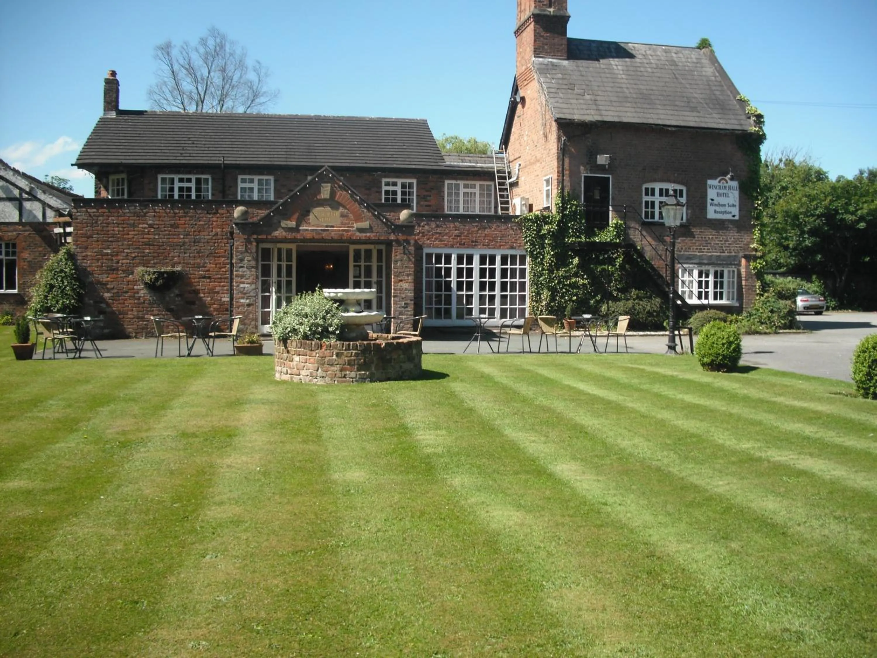 Facade/entrance in Wincham Hall Hotel