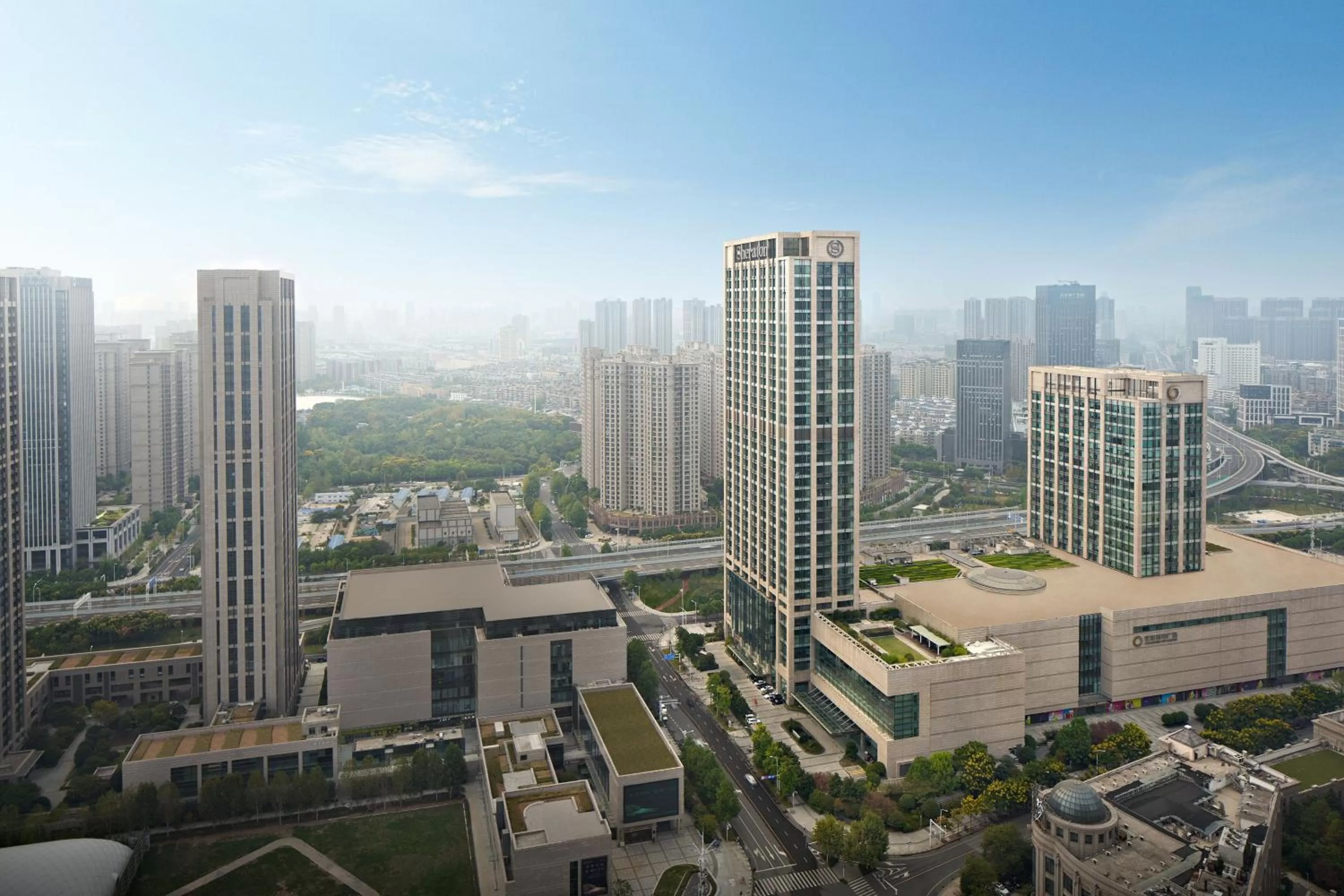 Property building in Sheraton Grand Wuhan Hankou Hotel