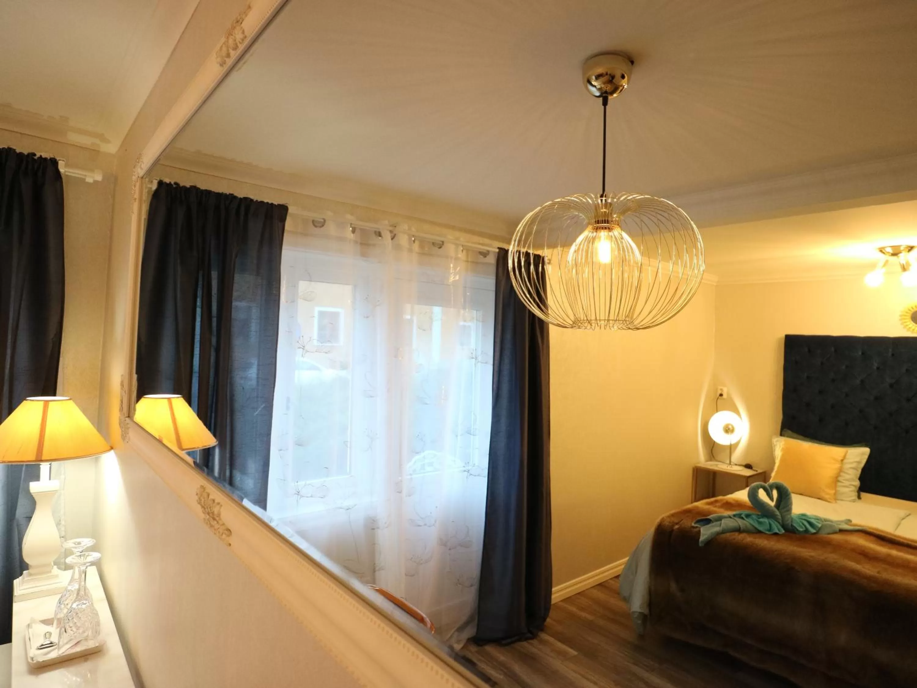 Bed in Vänerport Lakefront Hotell