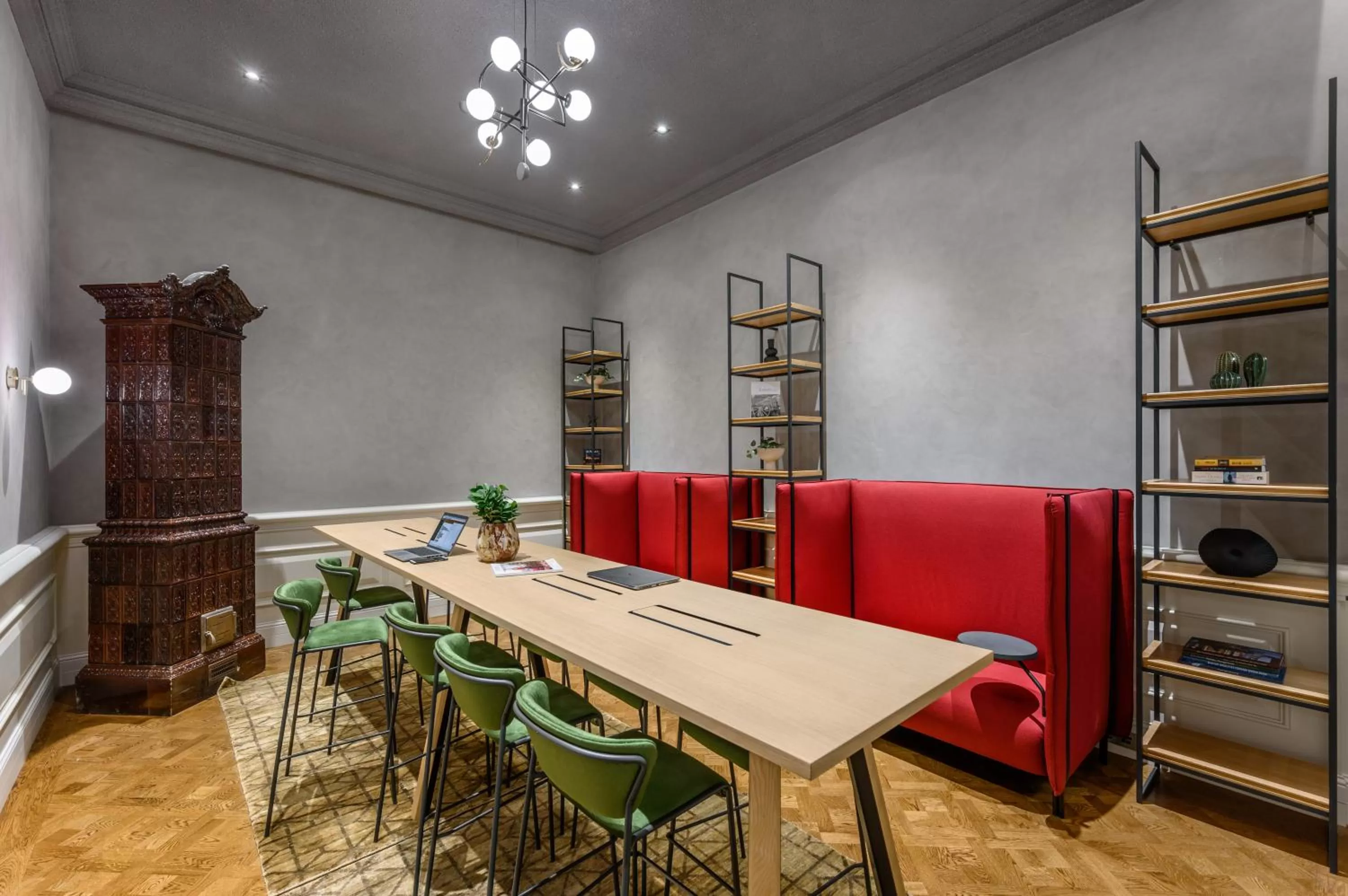 Seating area in Hotel Oktogon Haggenmacher by Continental Group