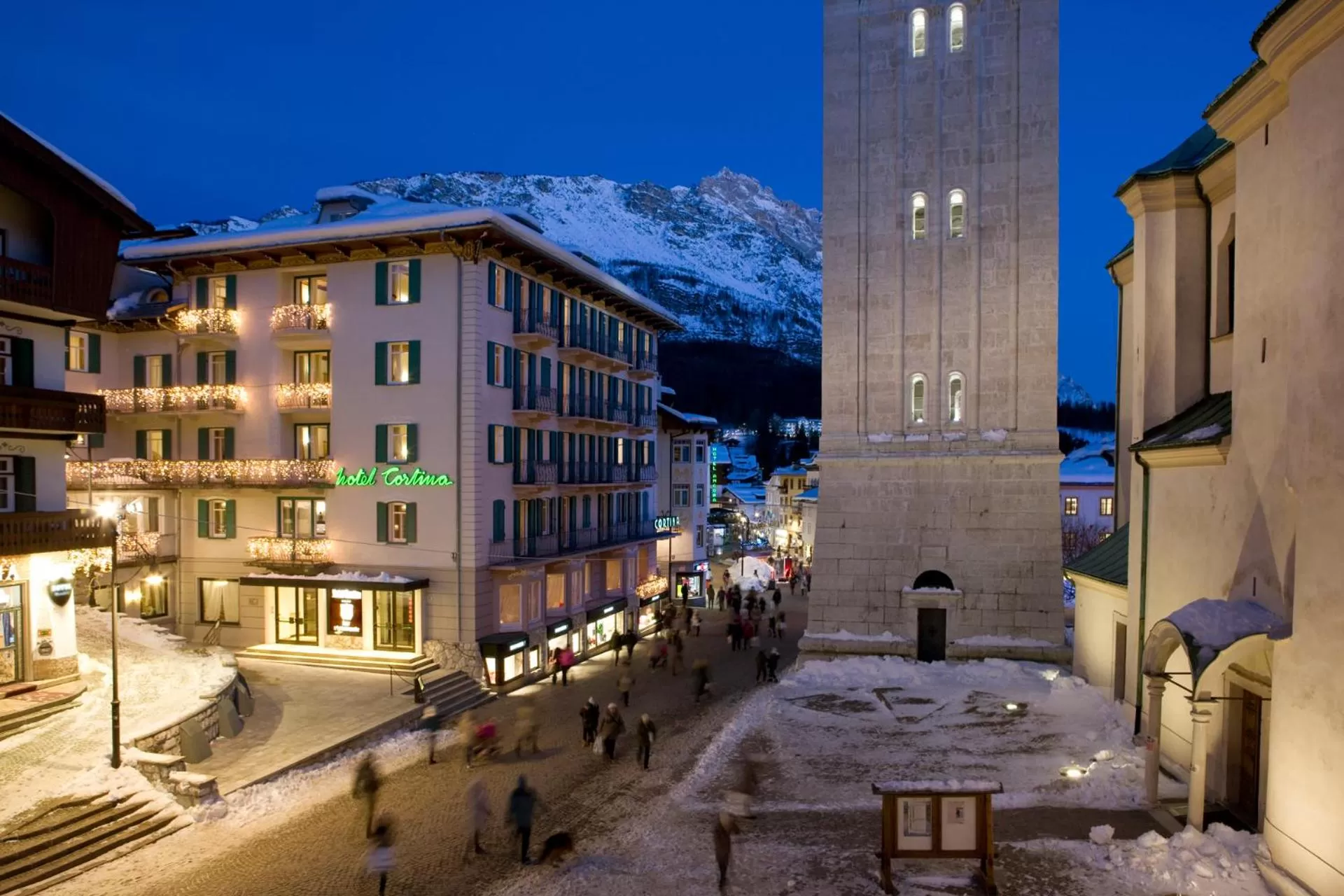 Winter in Hotel Cortina
