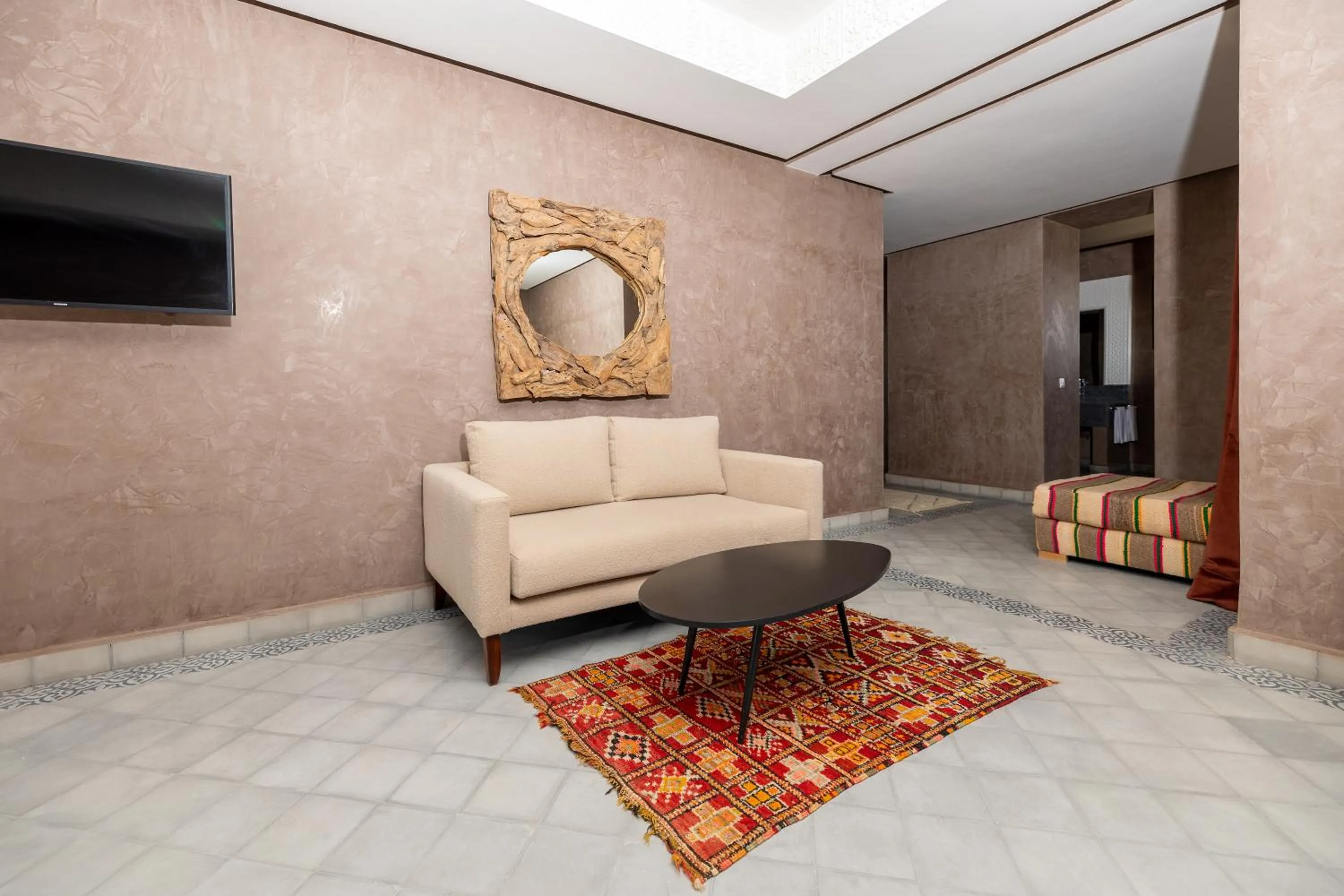 Seating area in Fellah Hotel