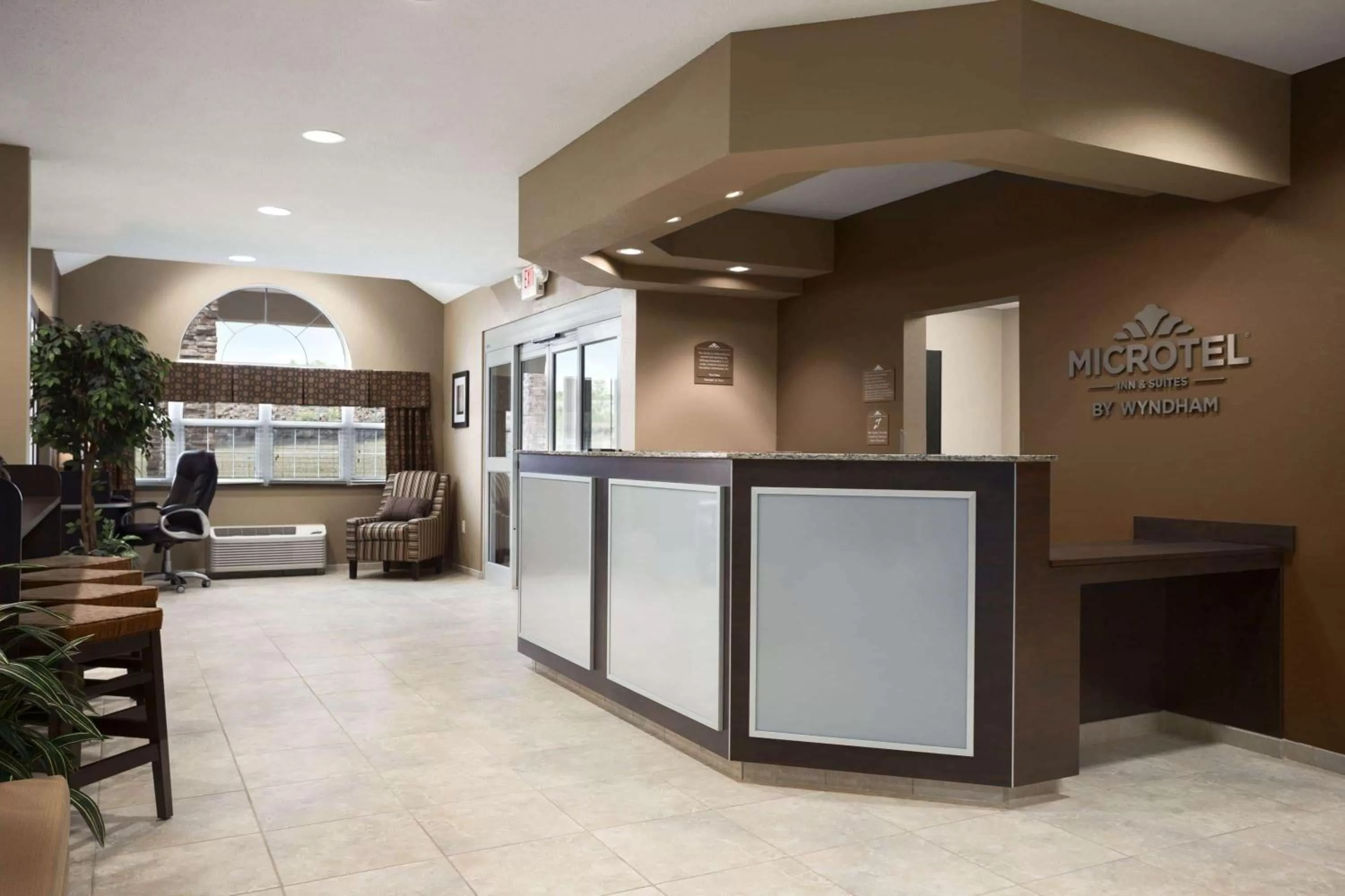 Lobby or reception in Microtel Inn & Suites Fairmont