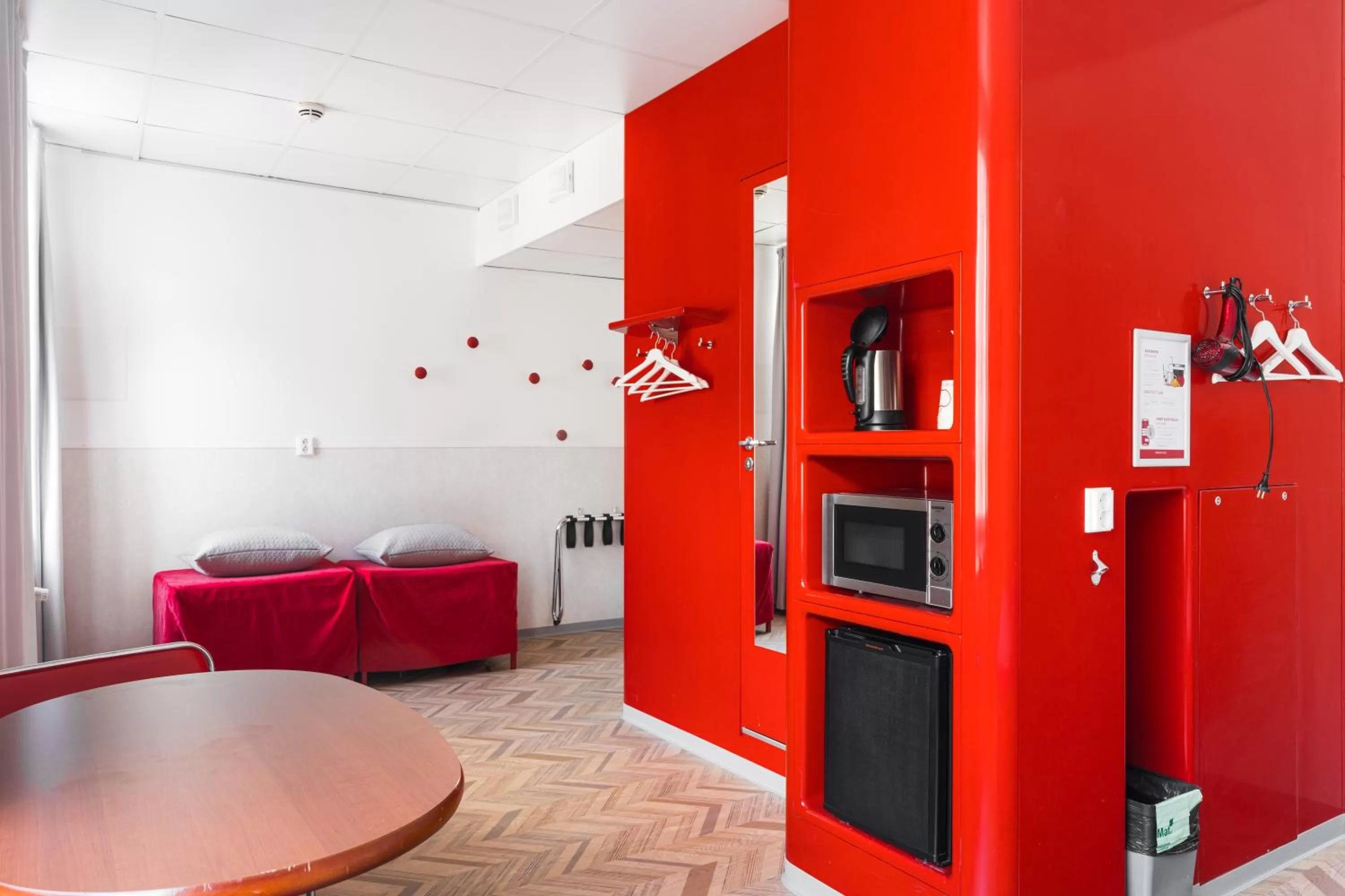 Bed in Omena Hotel Tampere