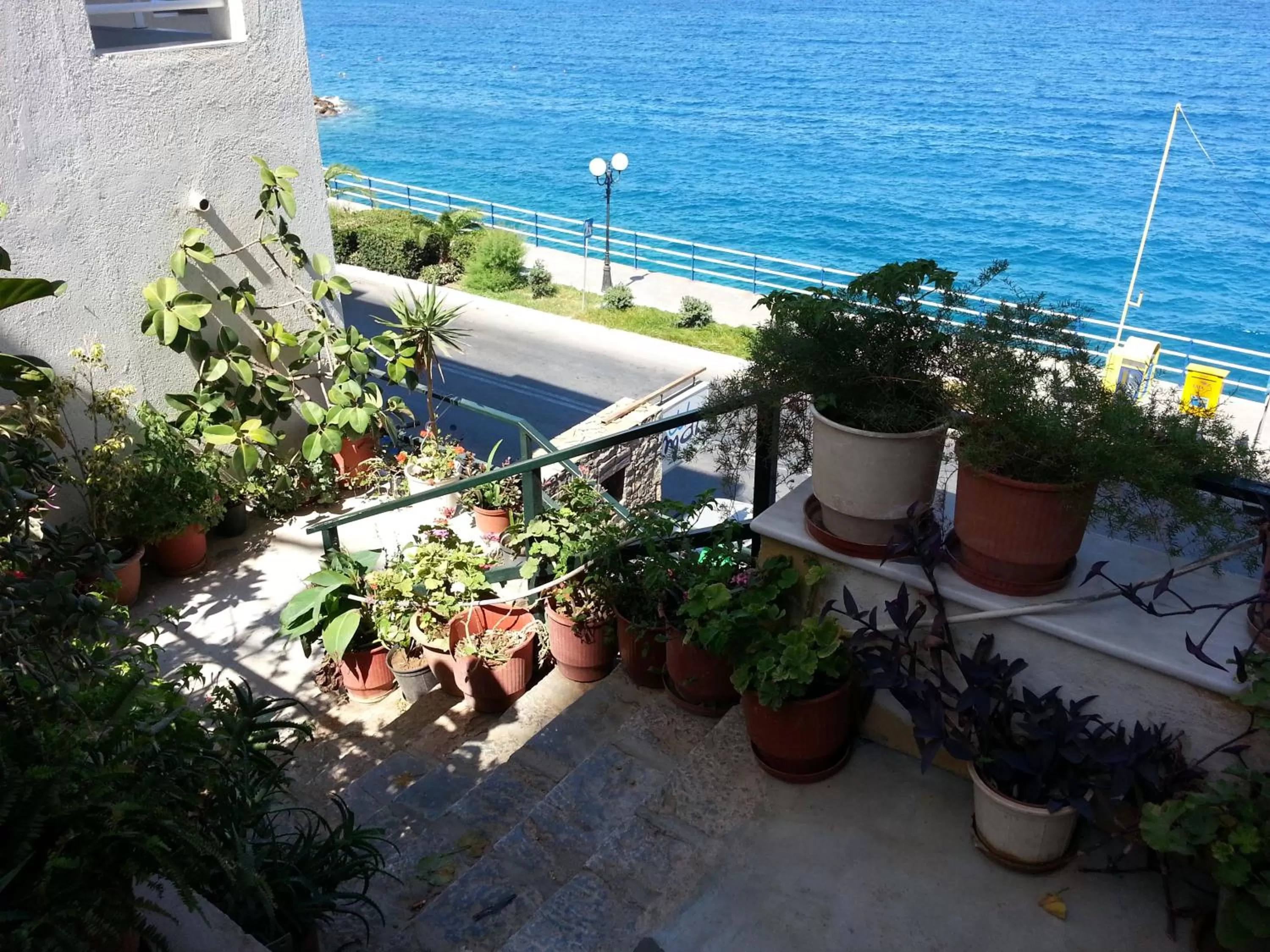 Patio in Angelos Hotel