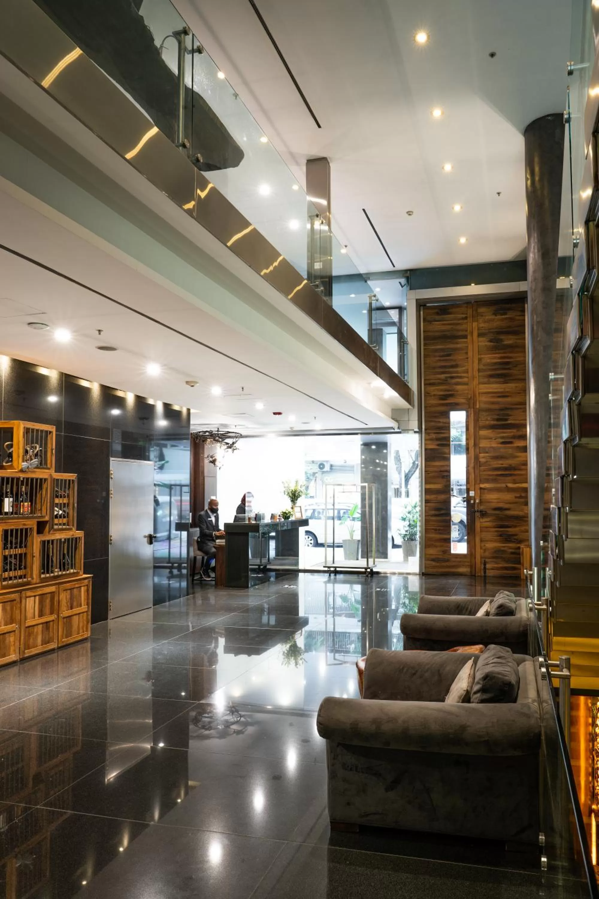 Lobby or reception in Mio Buenos Aires