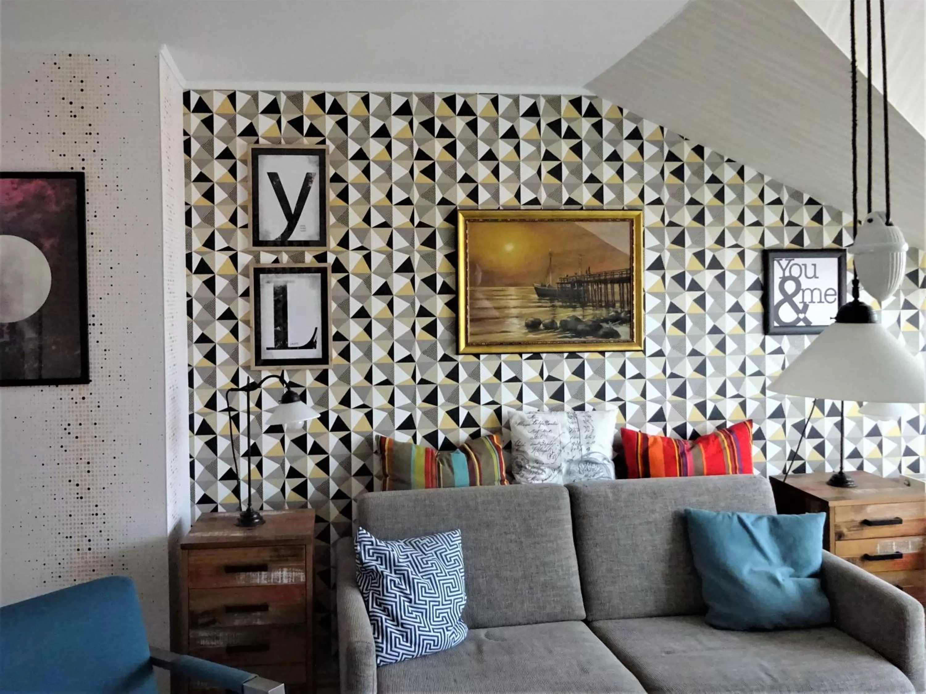 Living room in Hotel Pension Zur Fährbrücke